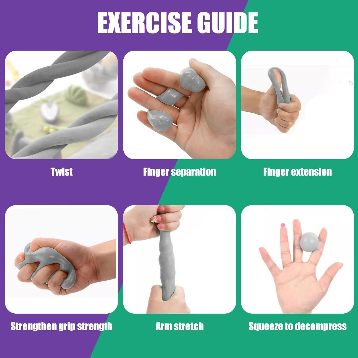 Pasta de Ejercicio de Mano Botsparty 22LBS para Fortalecimiento