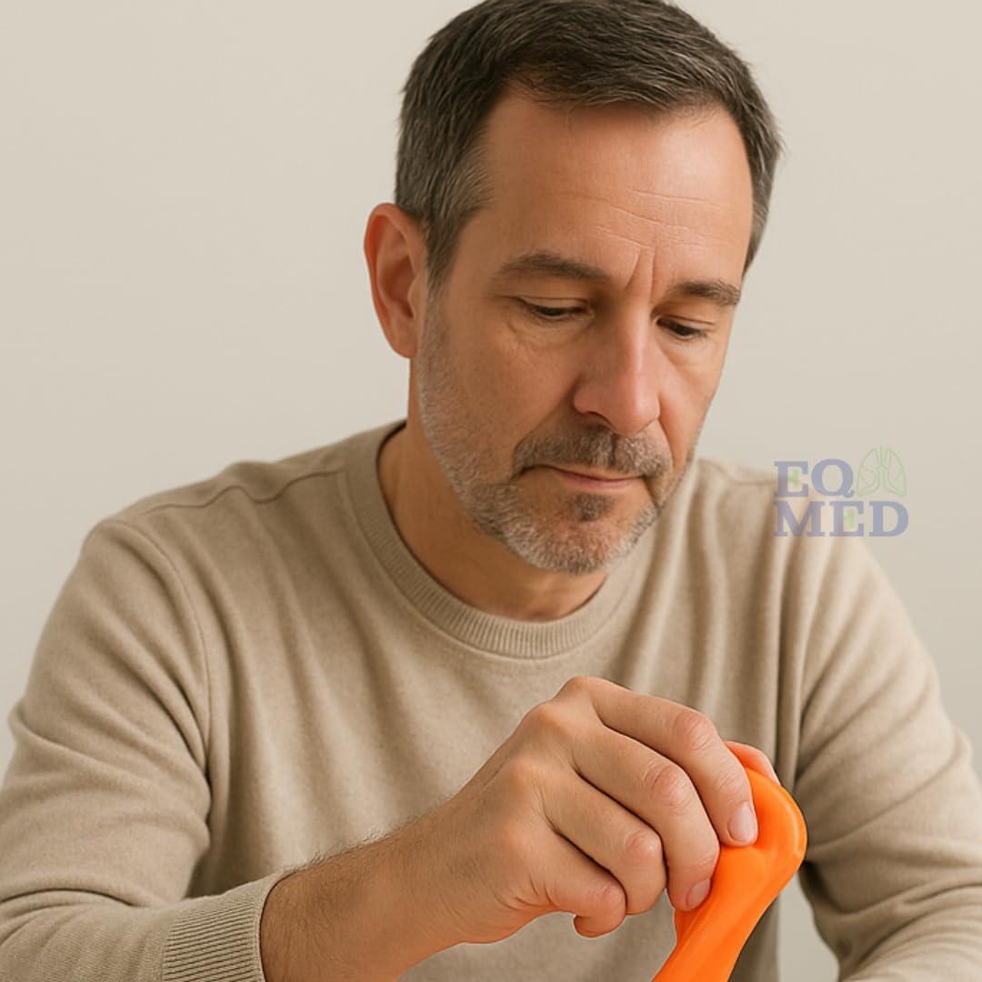 Juego de Masilla Terapéutica EQMED, 6 Niveles de Resistencia