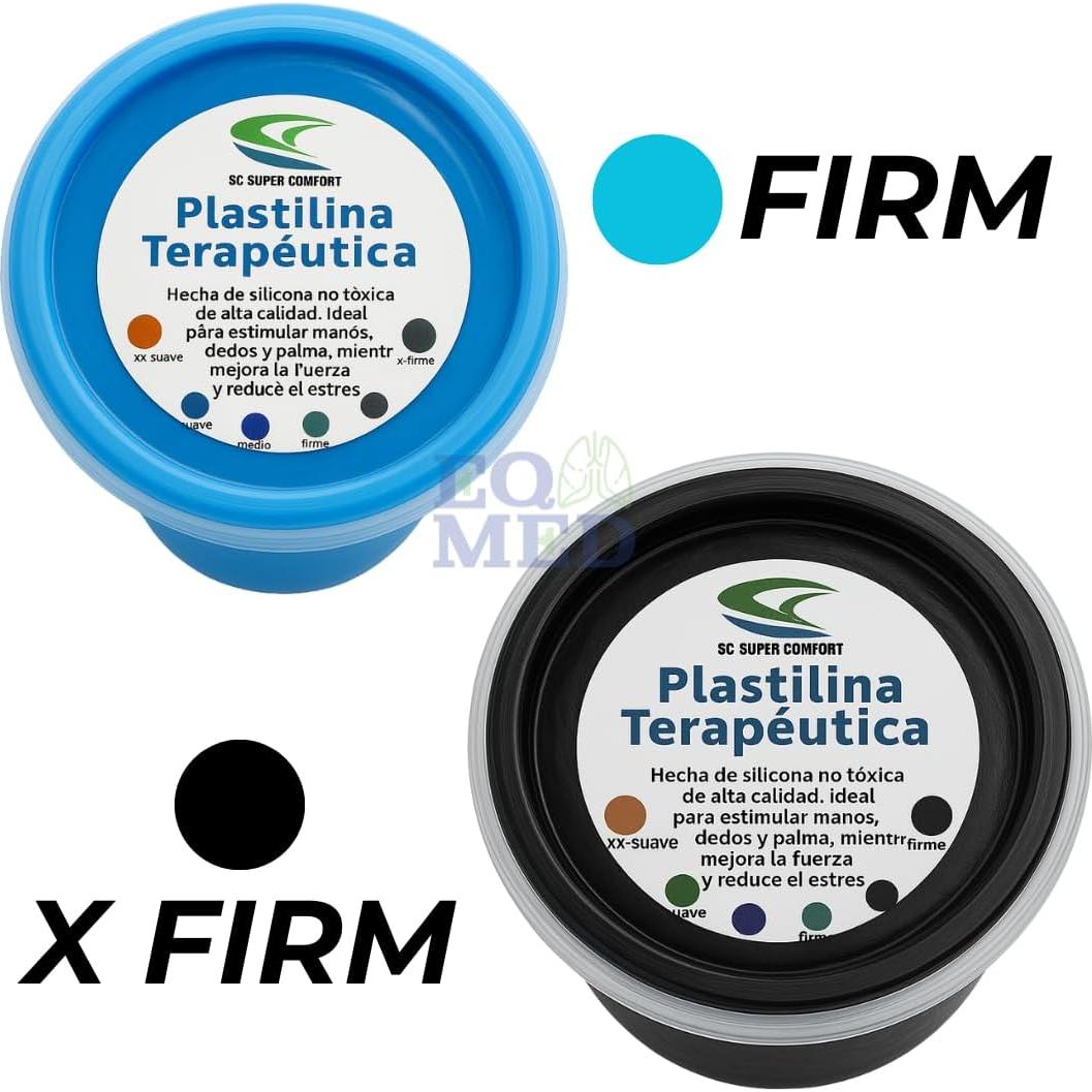 Juego de Masilla Terapéutica EQMED, 6 Niveles de Resistencia