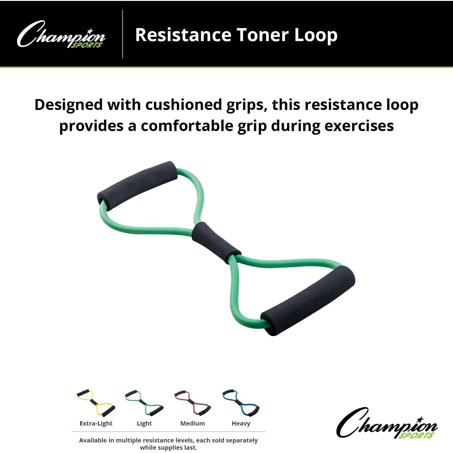 Bucle Tonificador de Resistencia Media Champion Sports - Escarlata