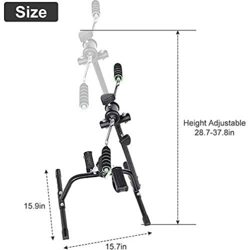 Ejercitador de Pedales GOTOTOP Plegable y Ajustable para Rehabilitación