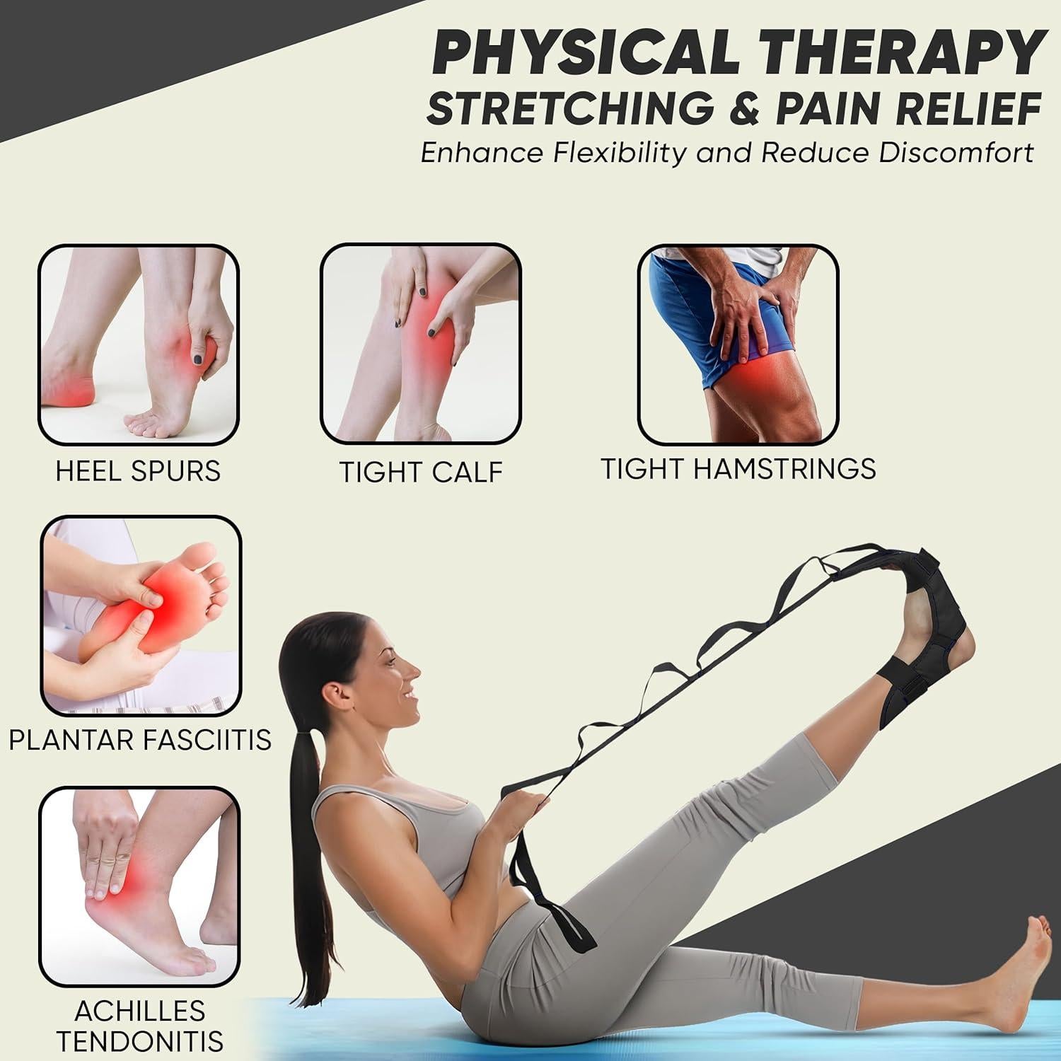 Estirador de pies y pantorrillas Toxford para fasciitis plantar