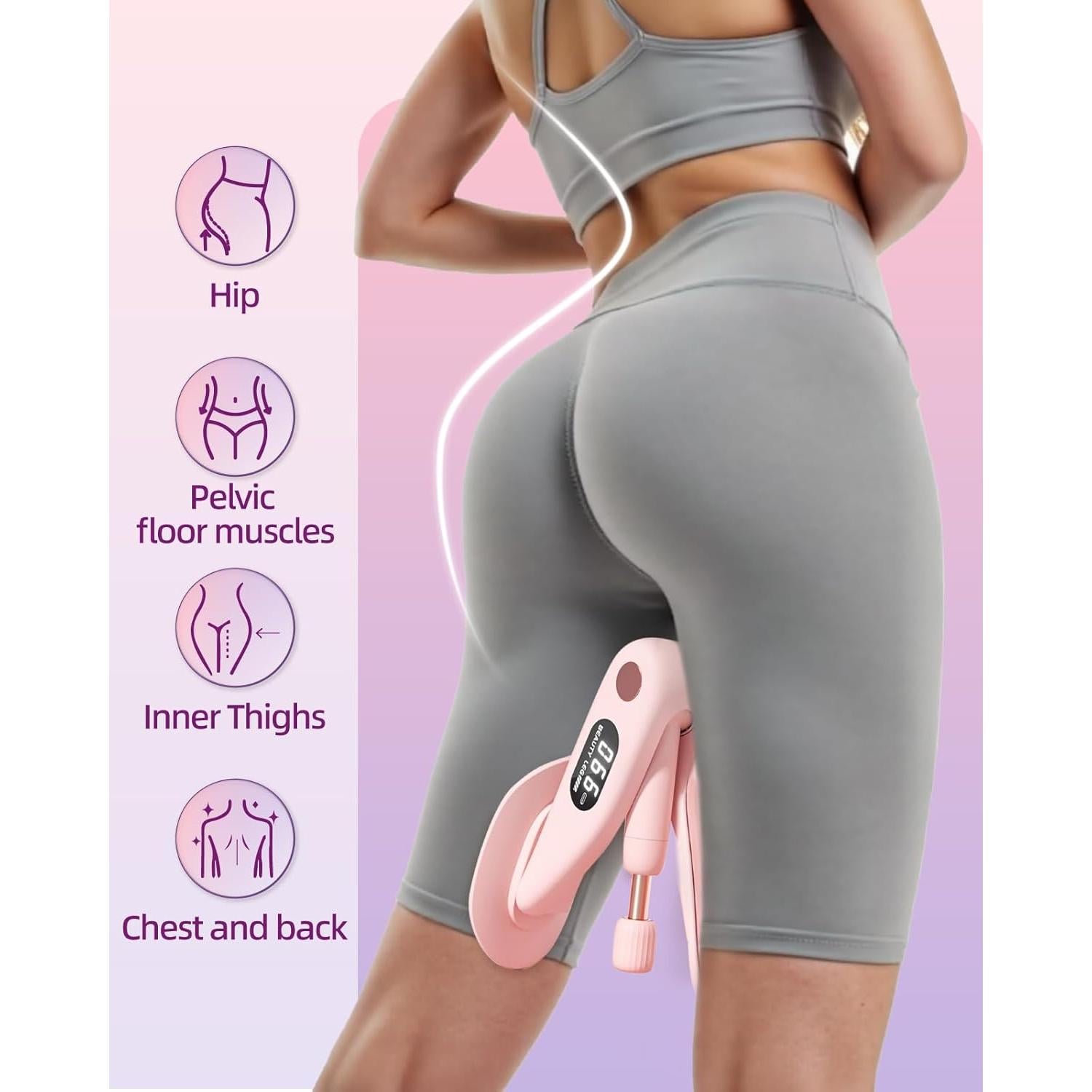 Ejercitador de Muslos Mexlyca KG01 con Resistencia Ajustable