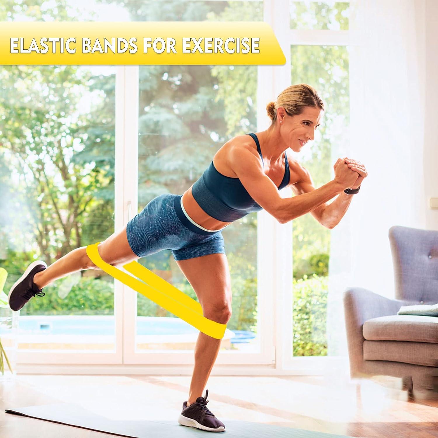 Juego de 5 Bandas de Resistencia XonyiCos de Láttex Natural