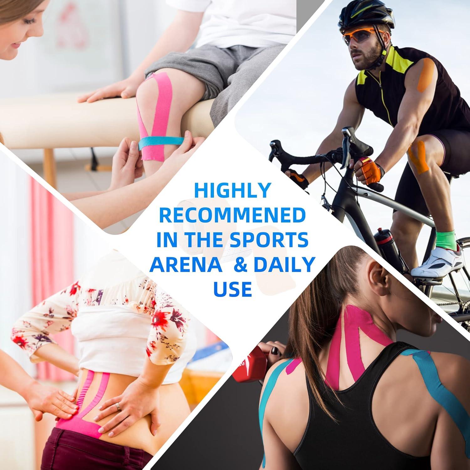 Cinta de Kinesiología PHYTOP - 80 Tiras Precortadas 25.4x5.1cm