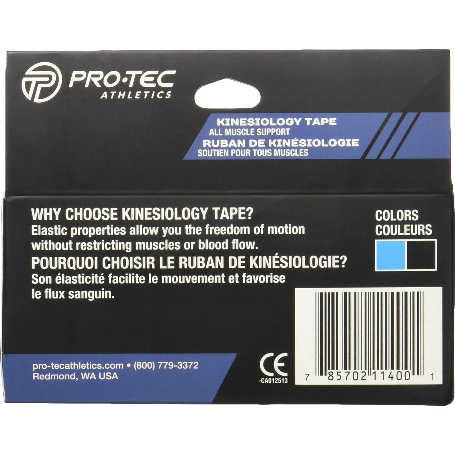 Cinta Kinesiológica Pro-Tec Athletics, Alivio Lesiones Musculares