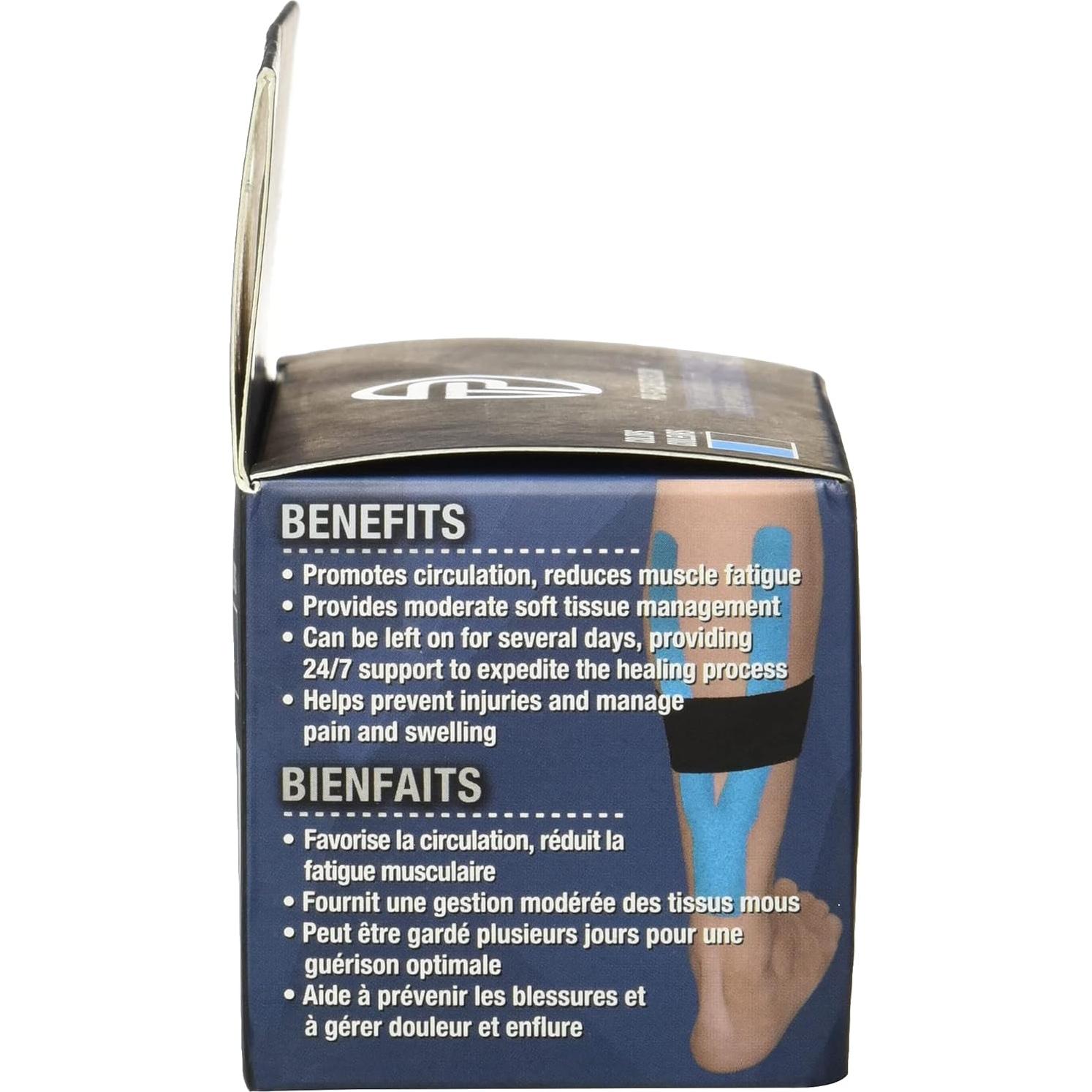 Cinta Kinesiológica Pro-Tec Athletics, Alivio Lesiones Musculares