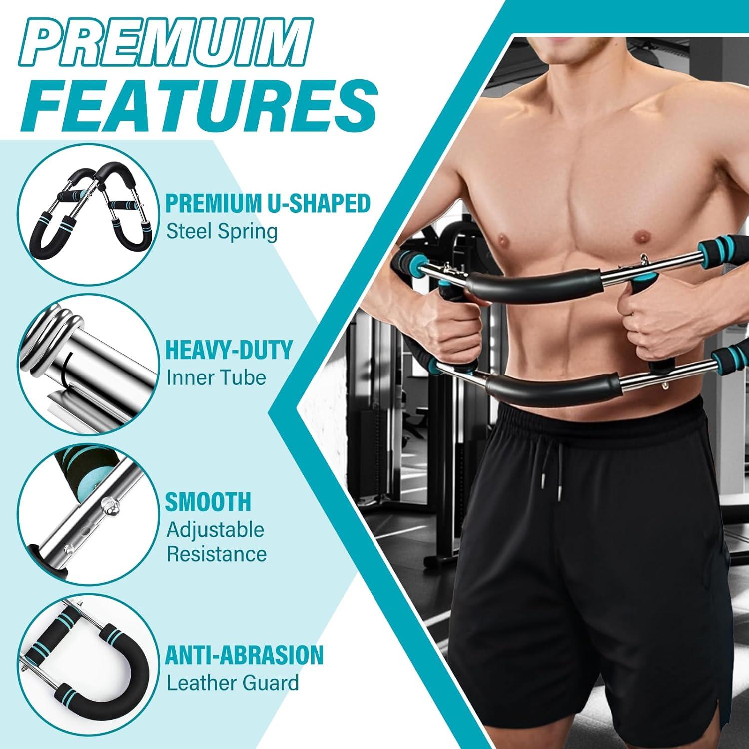 Entrenador de brazos BriskJoy BJ119, 27-50kg, equipo de fitness