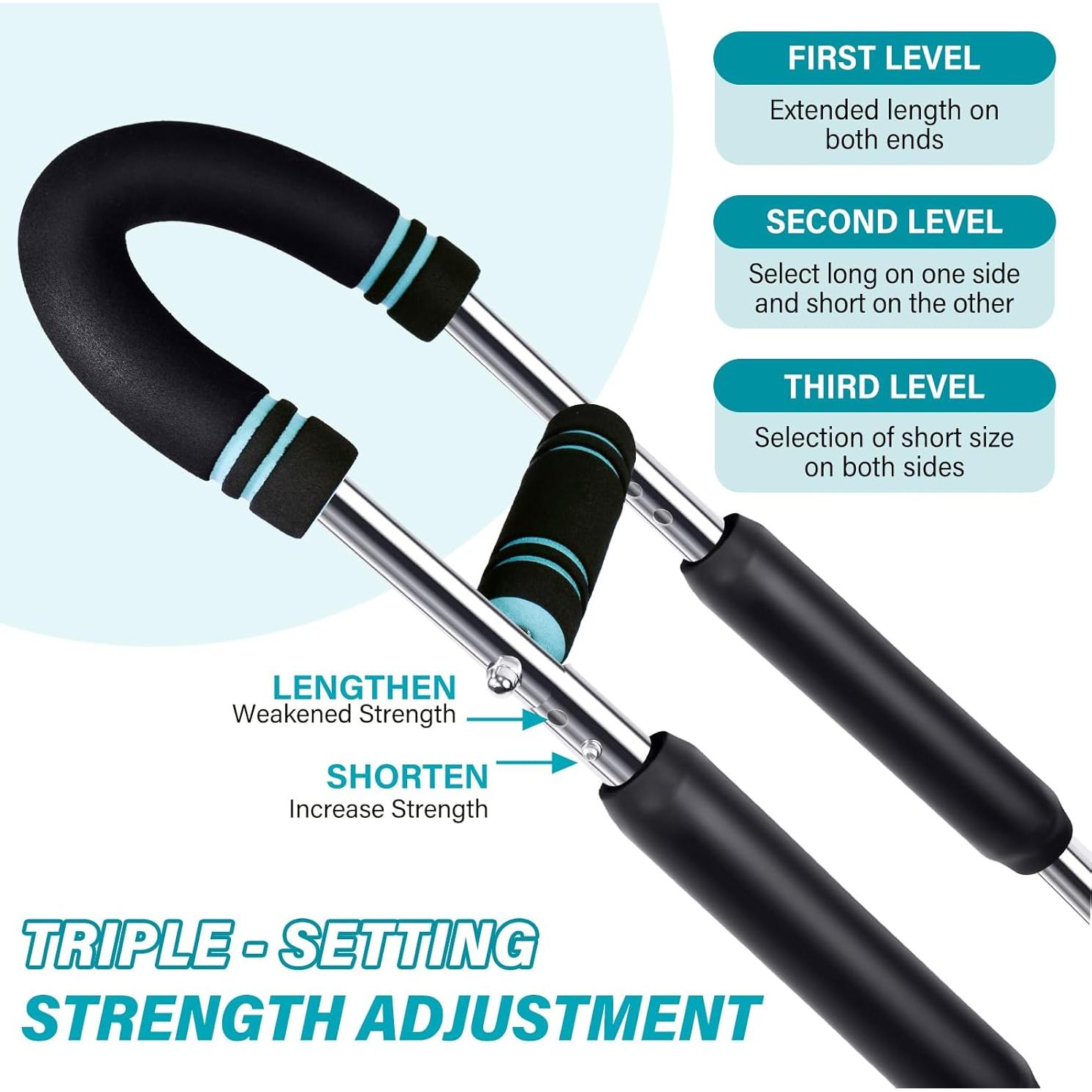 Entrenador de brazos BriskJoy BJ119, 27-50kg, equipo de fitness