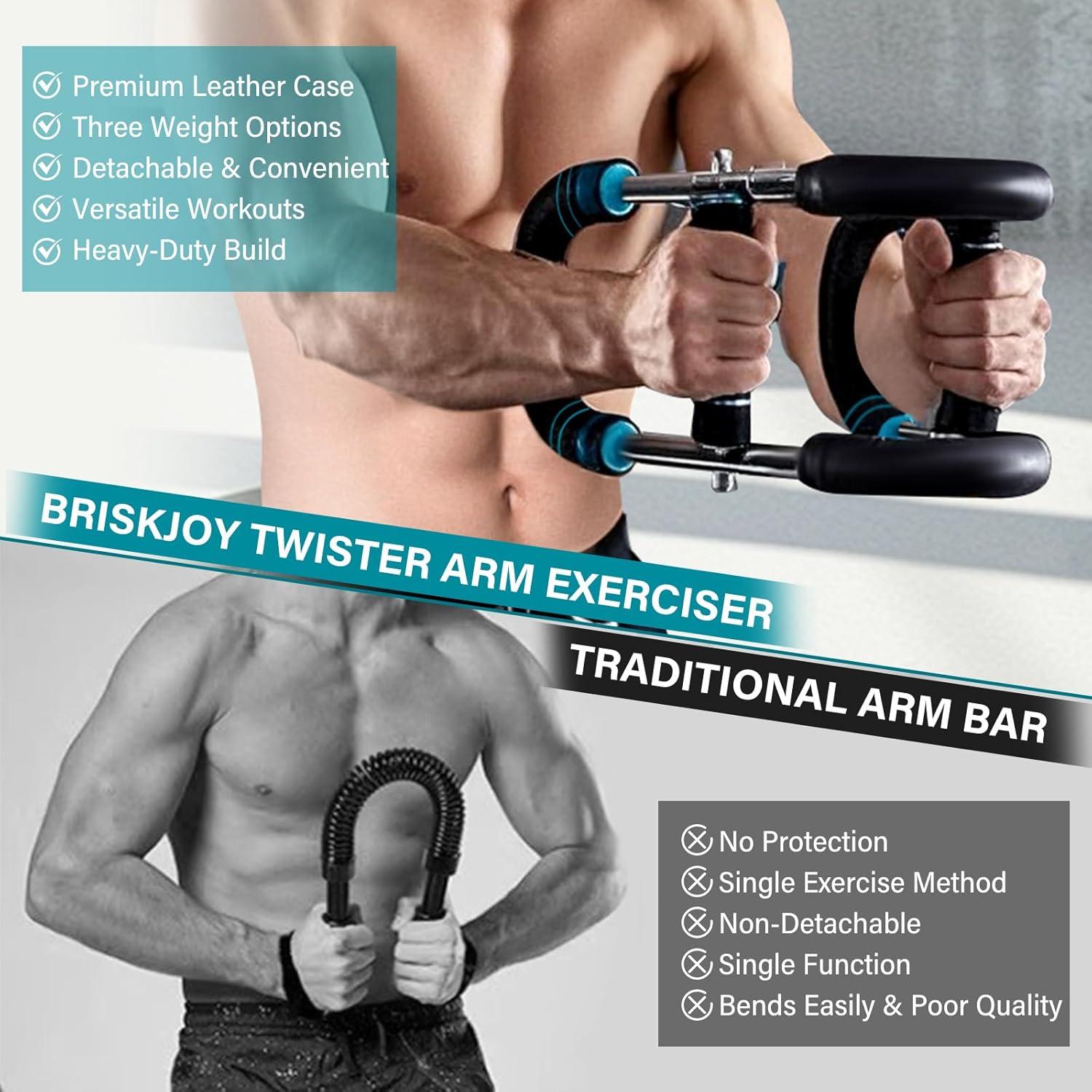 Entrenador de brazos BriskJoy BJ119, 27-50kg, equipo de fitness