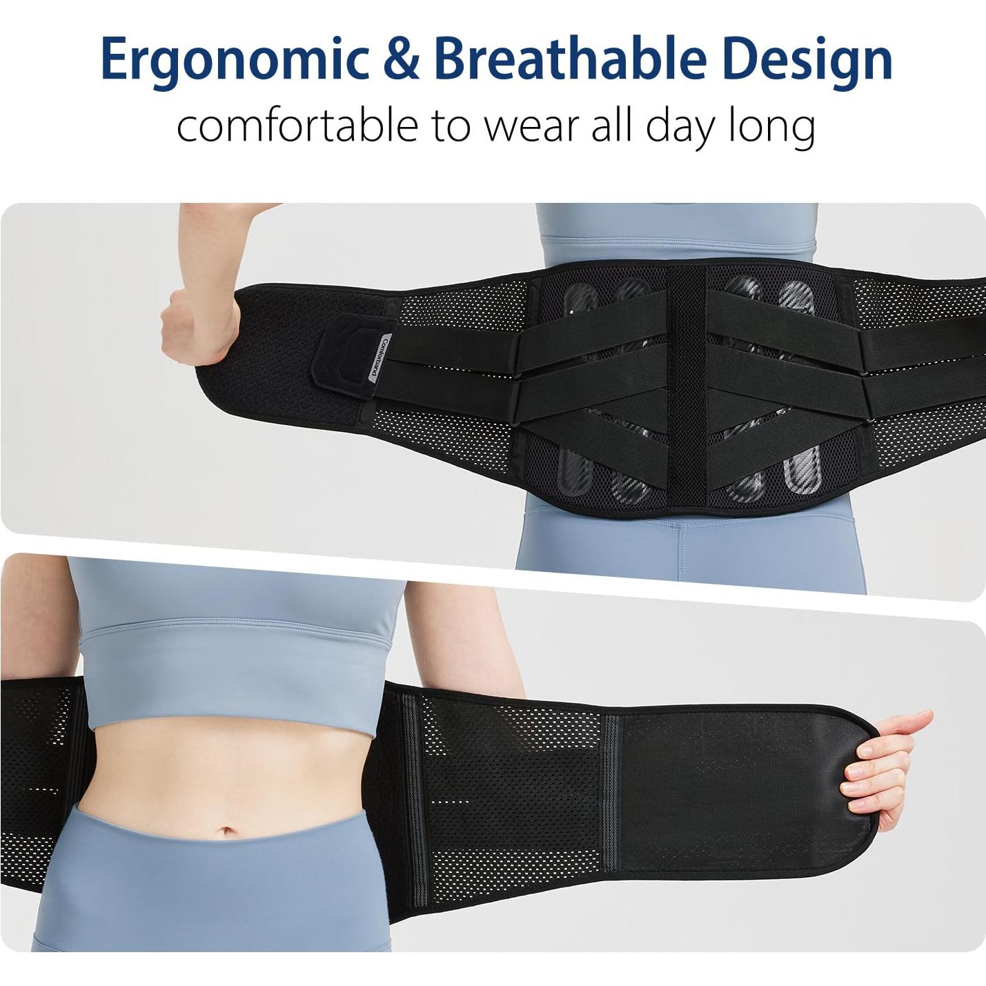 Soporte Lumbar Doble-Cruz Comforband - Faja Mediana para Dolor de Espalda