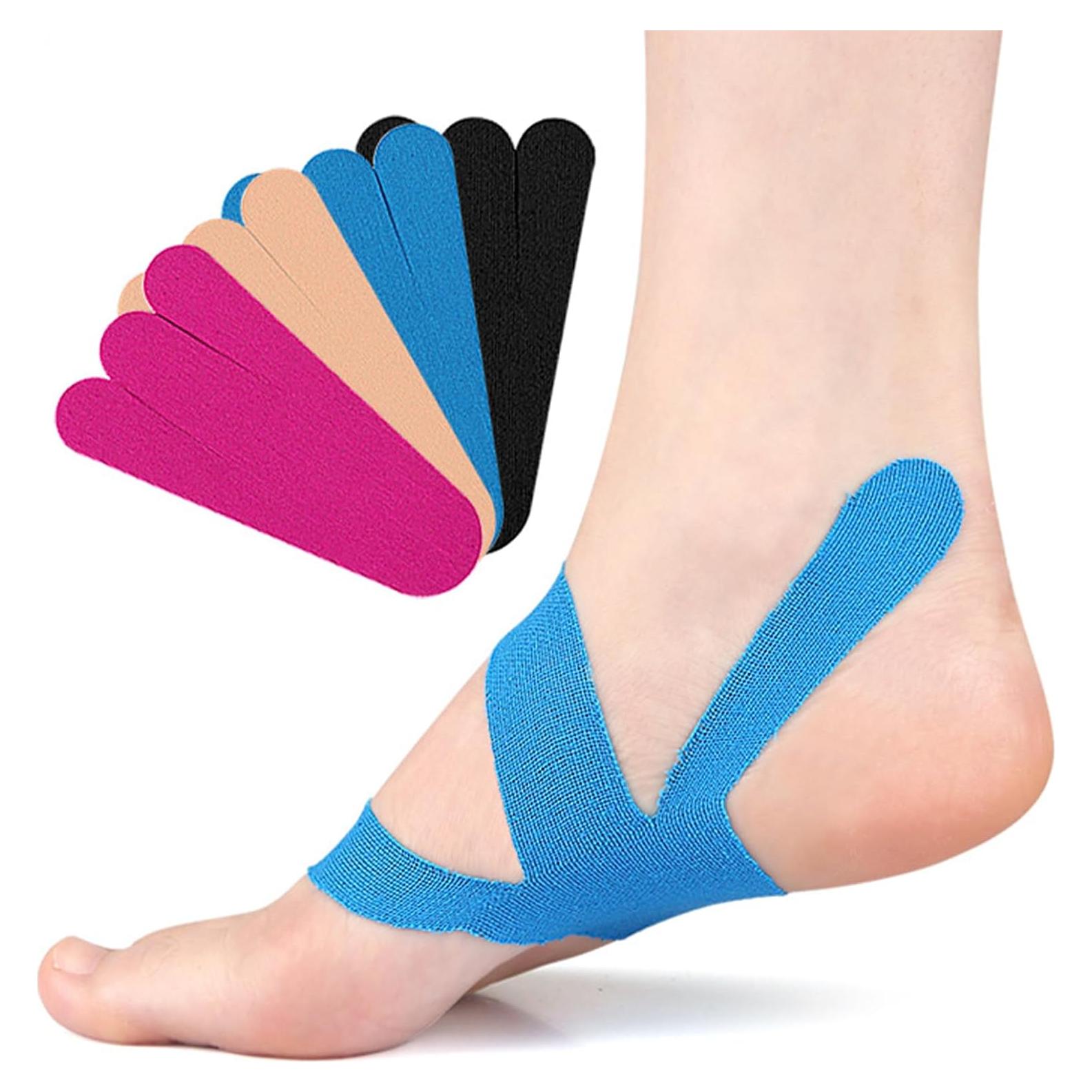 Cinta Kinesiológica Precortada QidaiaLuck 20 PCS 13x7 cm