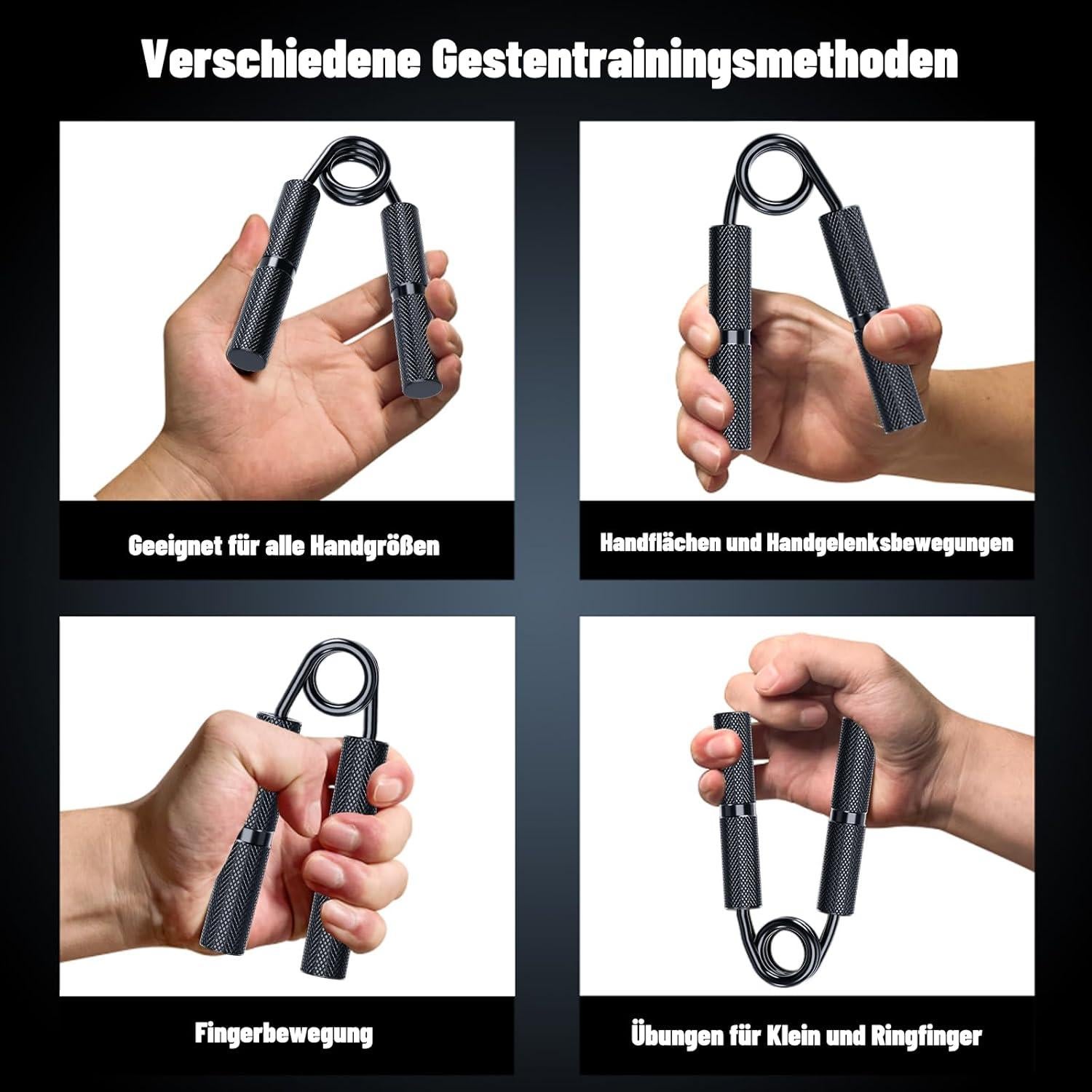 Entrenador de Fuerza de Agarre Oblitor 6 Pack 100-350LB