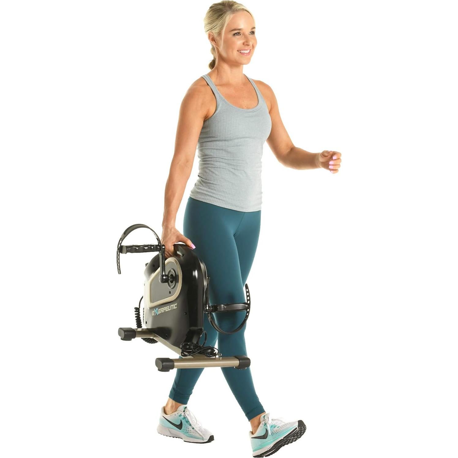 Bicicleta de Ejercicio Motorizada Exerpeutic 2000M para Piernas y Brazos