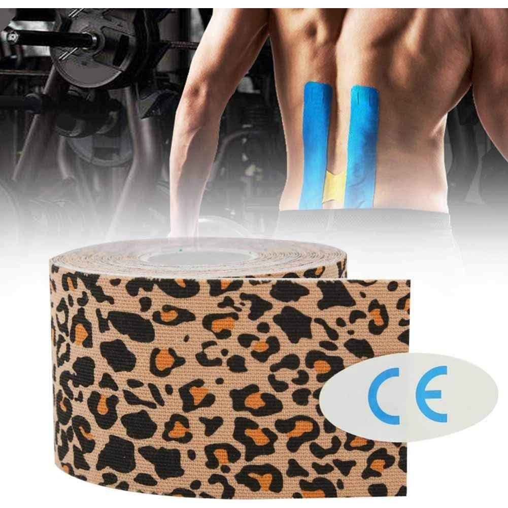 Cinta de Kinesiología Alomejor Algodón Elástico 25x5cm Estampado