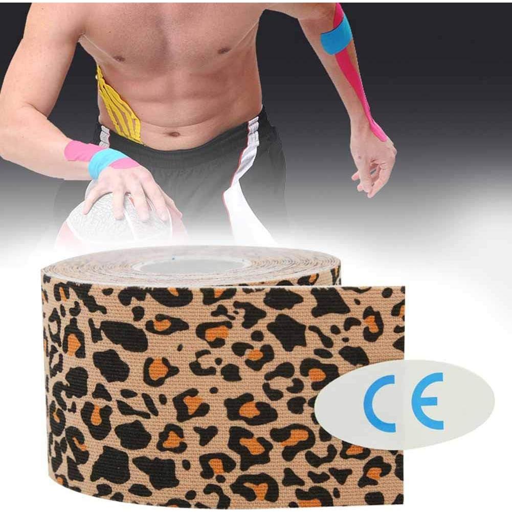 Cinta de Kinesiología Alomejor Algodón Elástico 25x5cm Estampado