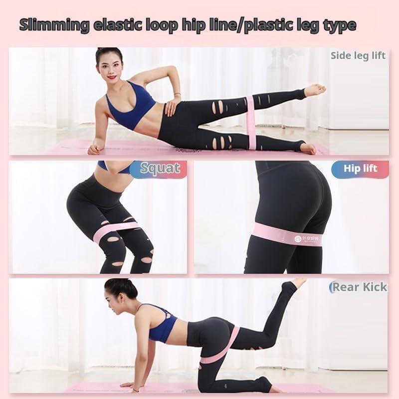 Equipo de Fitness KOMBABE 4 Tubos y 8 Anillos Rosa