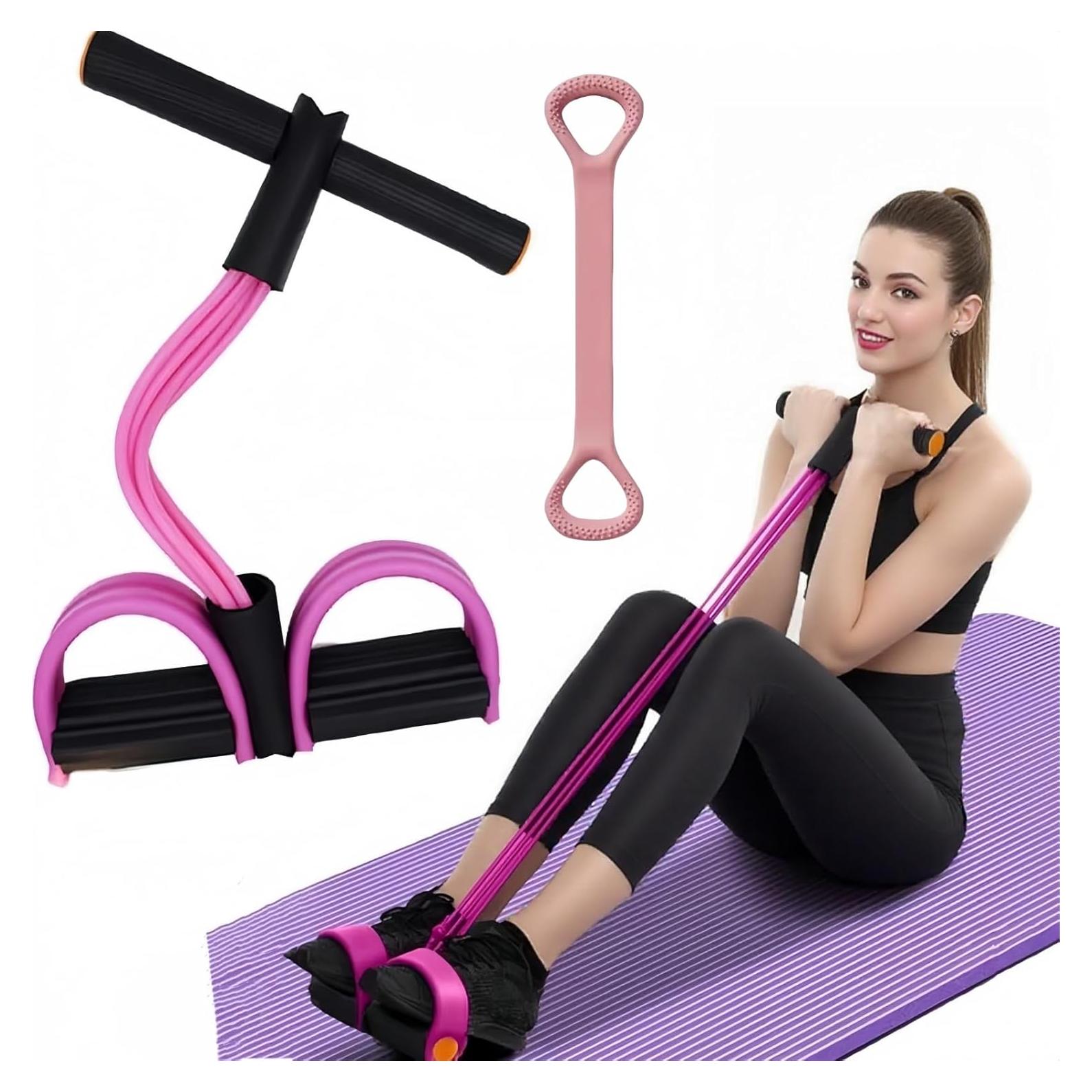 Bandas de Resistencia Hnjasnee Rb-3000, 5 Niveles, Rosa