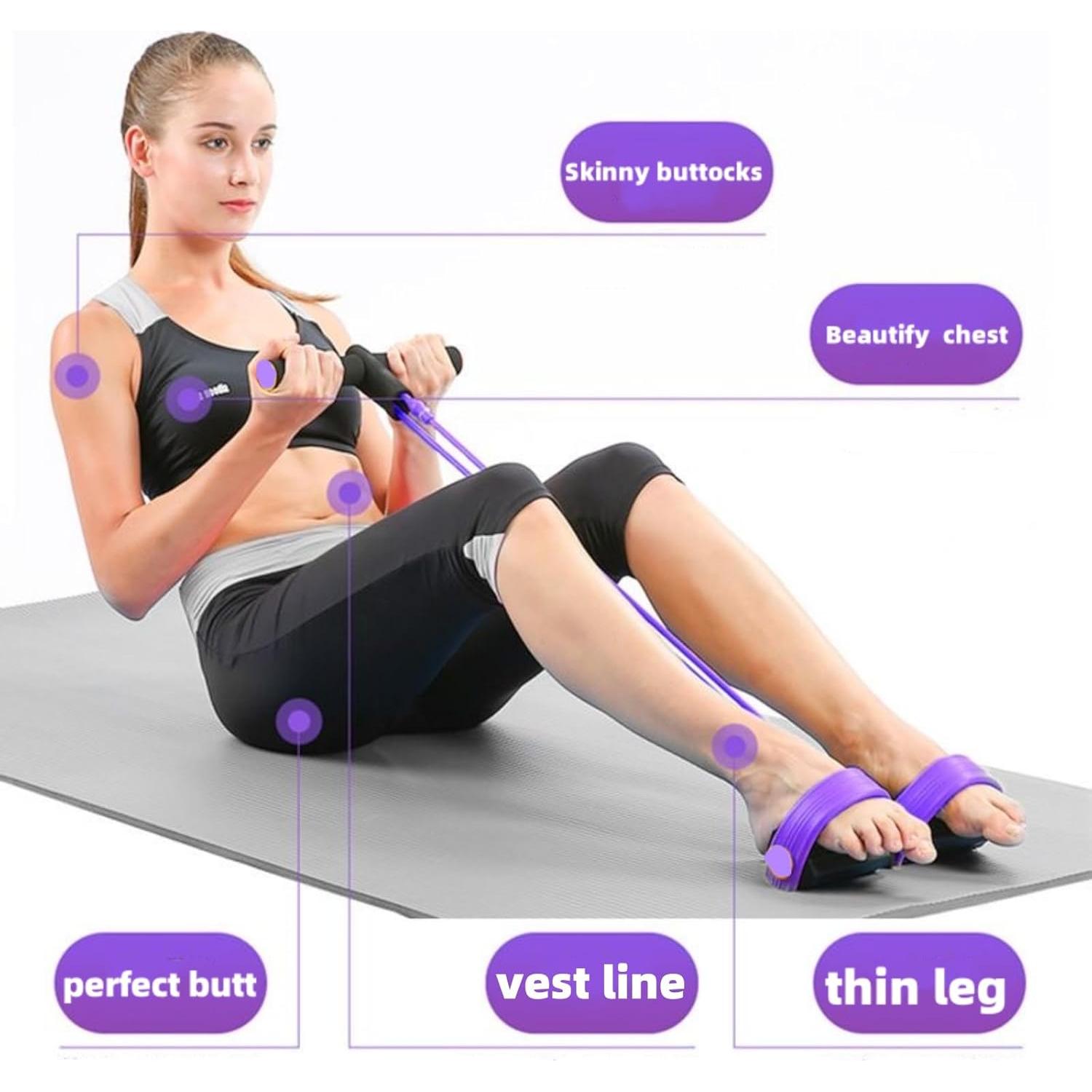 Bandas de Resistencia Hnjasnee Rb-3000, 5 Niveles, Rosa