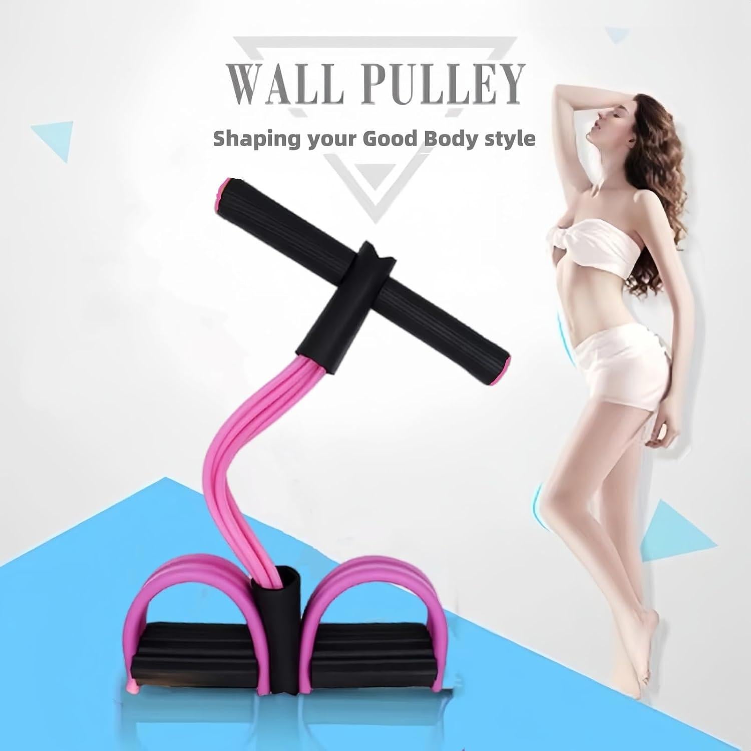 Bandas de Resistencia Hnjasnee Rb-3000, 5 Niveles, Rosa