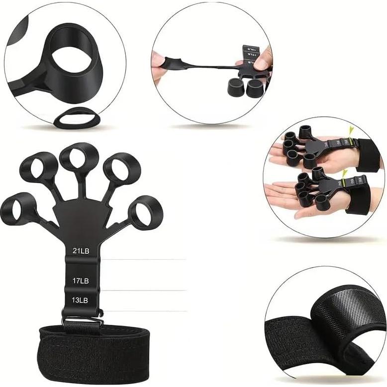 Kit de Entrenamiento de Agarre Genérico 6 Piezas Naranja