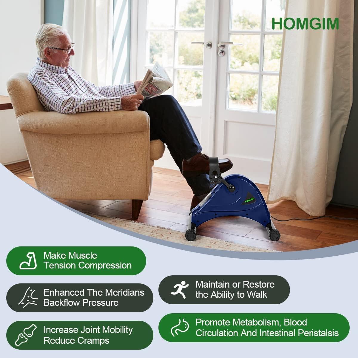 Bicicleta de Ejercicio Eléctrica HOMGIM Mini para Rehabilitación