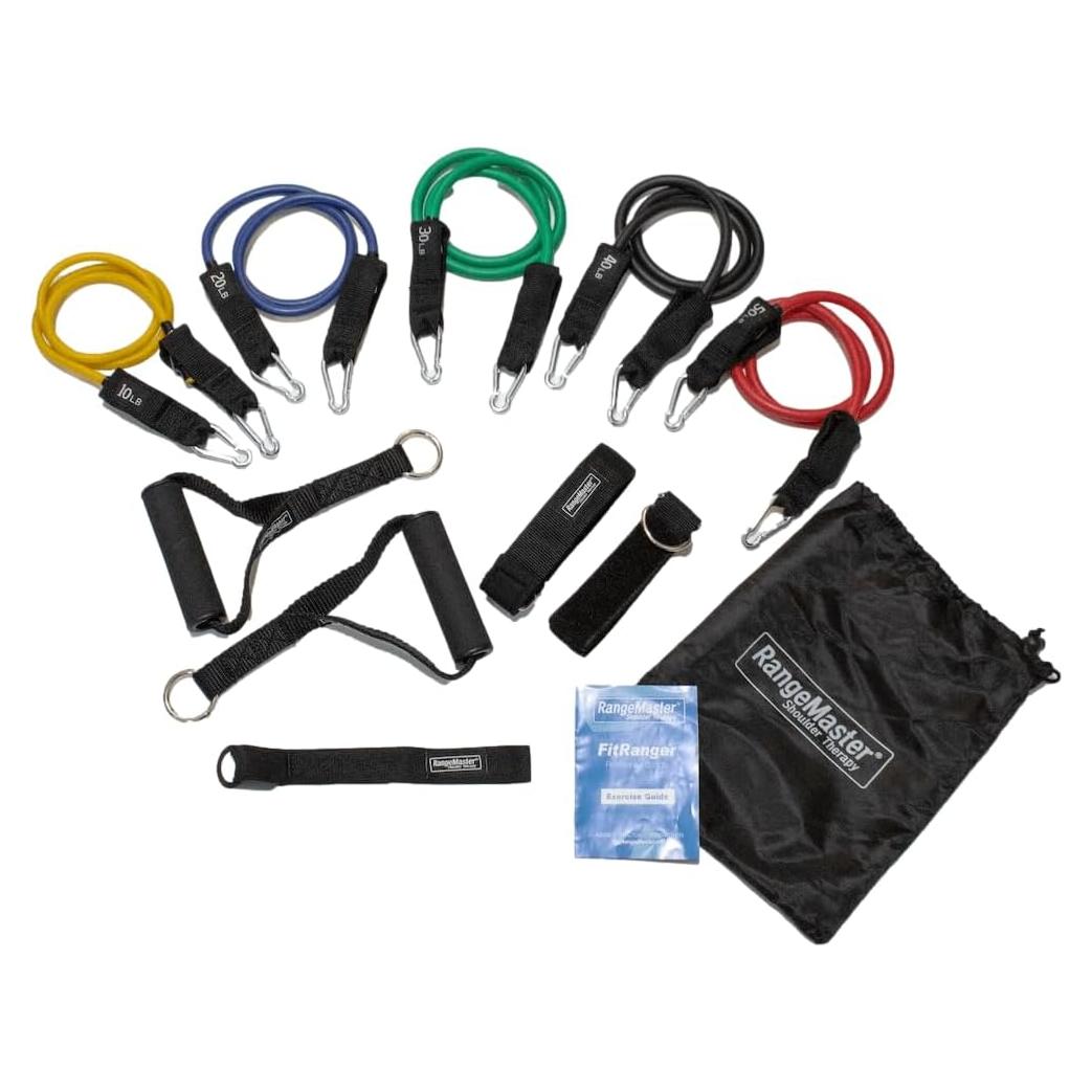 Conjunto de bandas de resistencia RangeMaster para ejercicio en casa