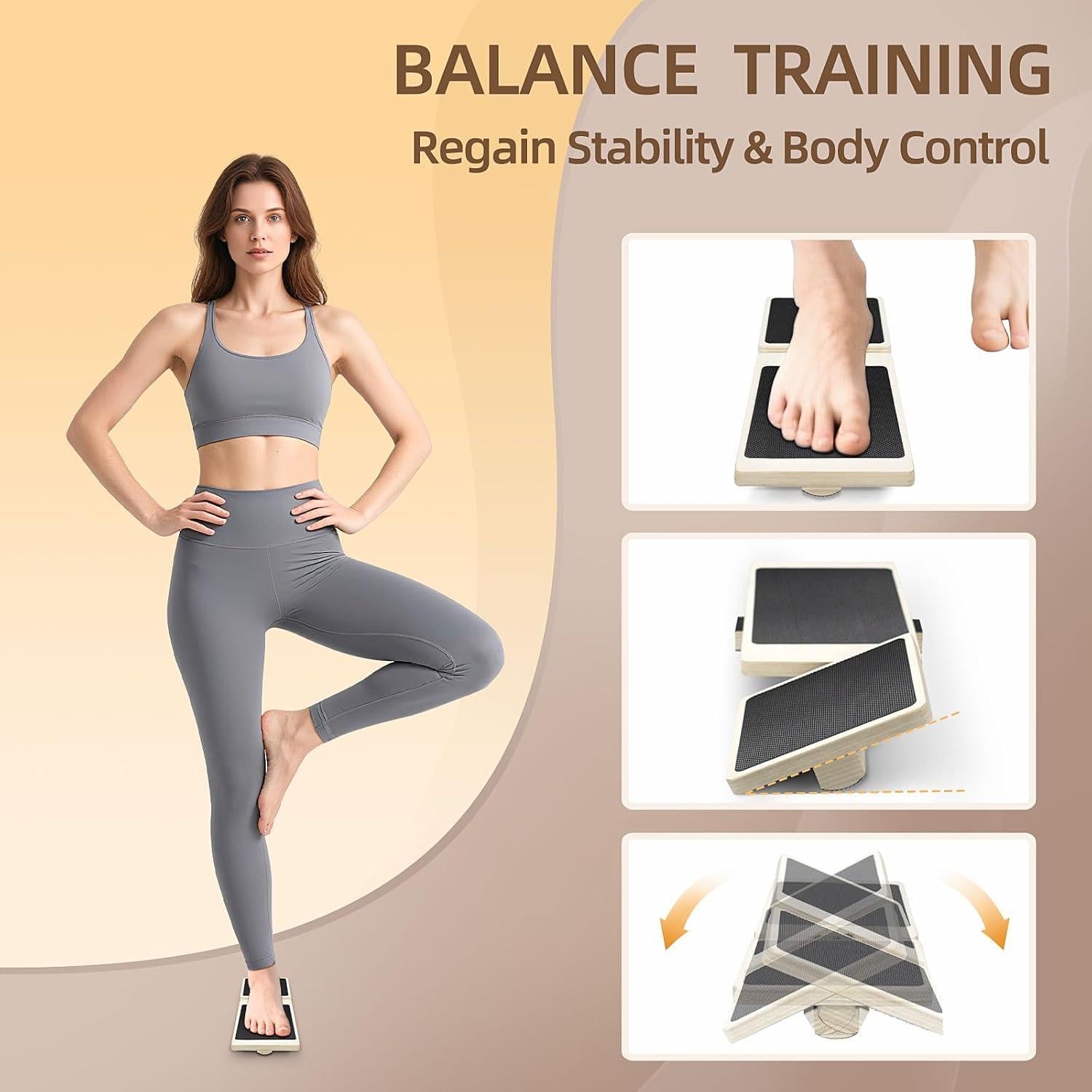 Ejercitador de Tobillo XEENRXU para Rehabilitación y Equilibrio