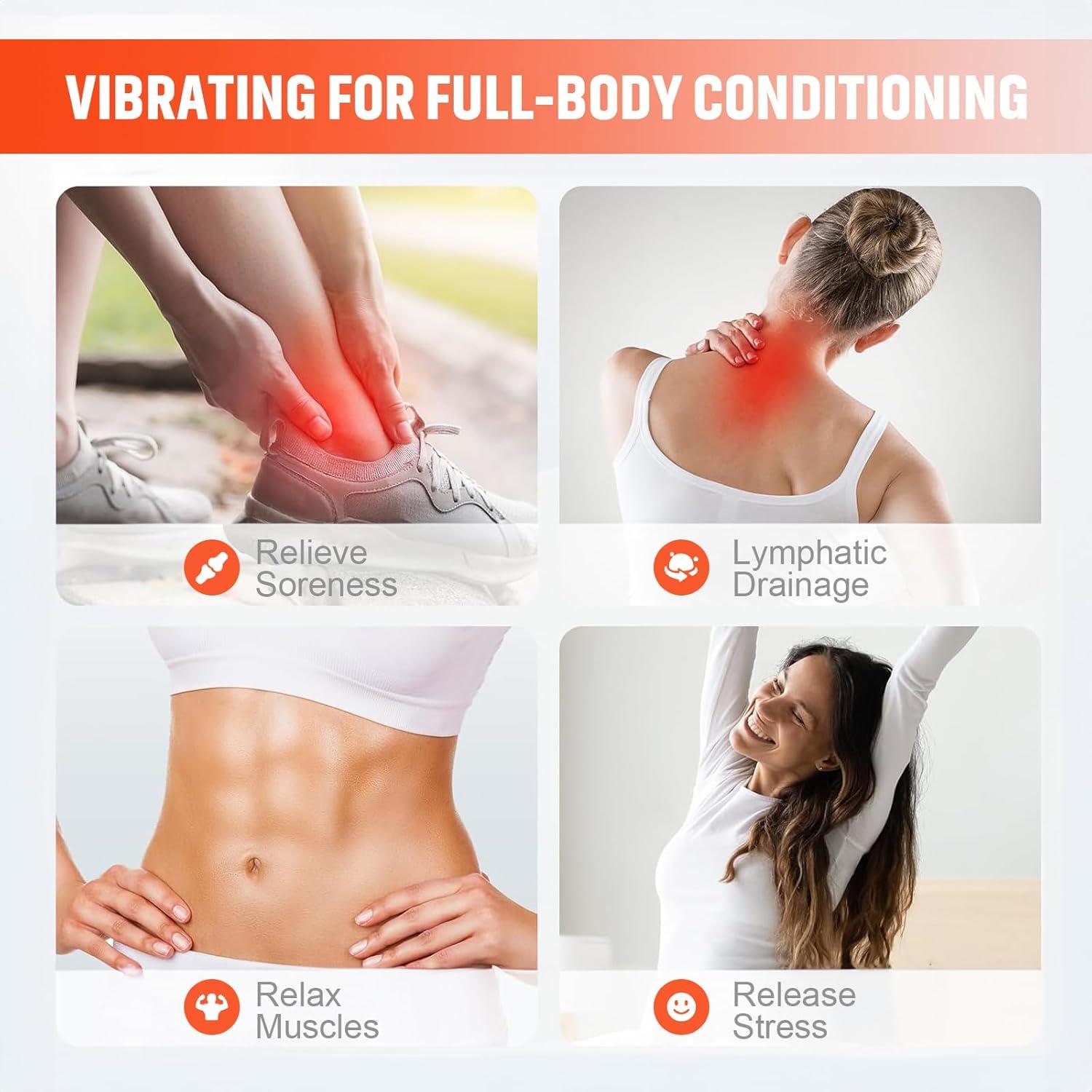 Máquina de Ejercicio Placa de Vibración SALEMFIT B2B3 120 RPM