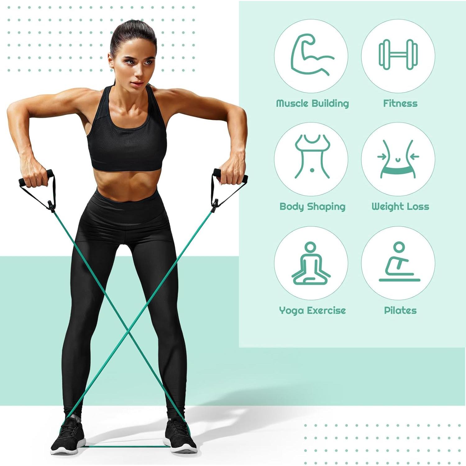 Conjunto de 6 Bandas de Resistencia Sonwyoung para Ejercicio