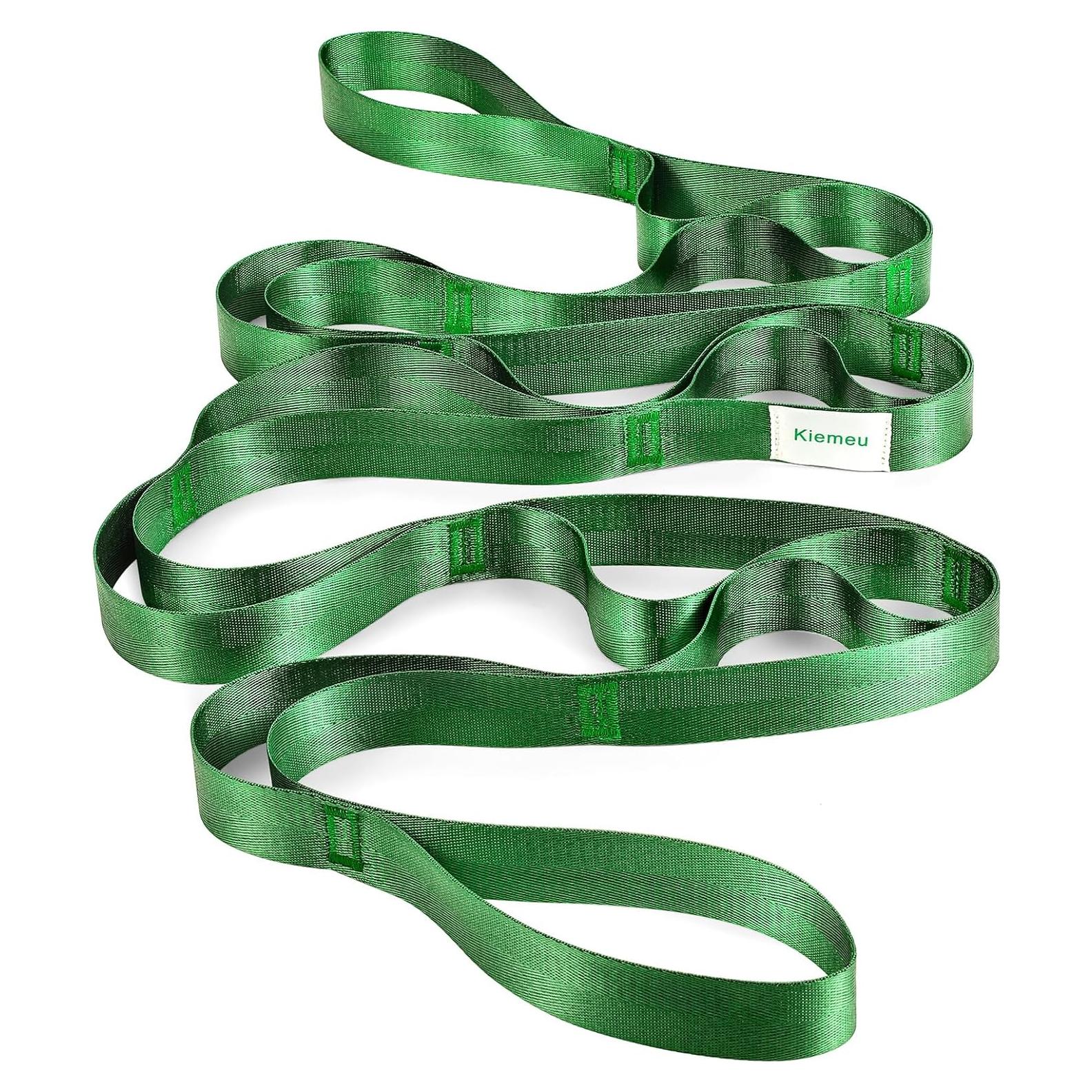 Correa de Estiramiento con Asas Kiemeu 2.44m Verde