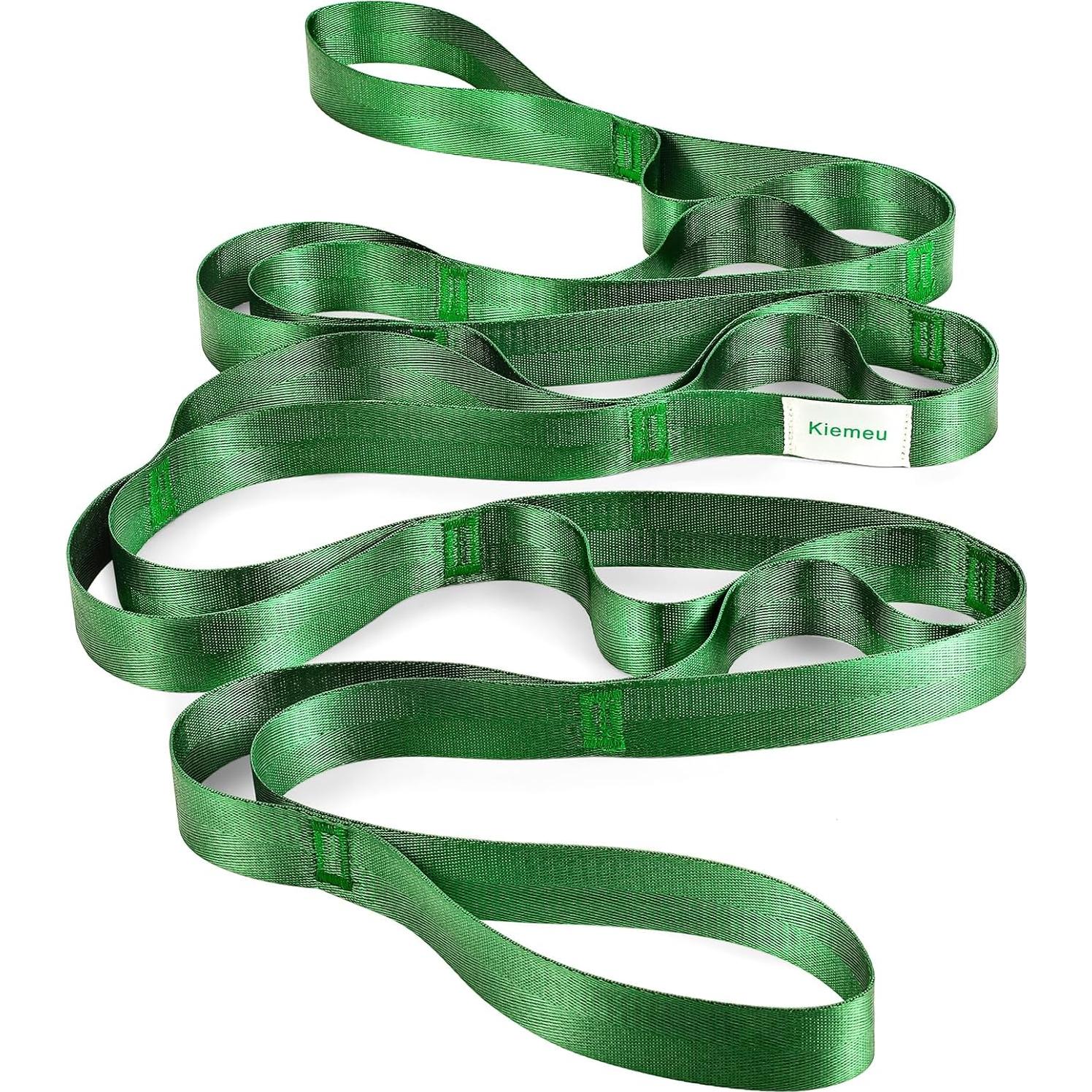 Correa de Estiramiento con Asas Kiemeu 2.44m Verde