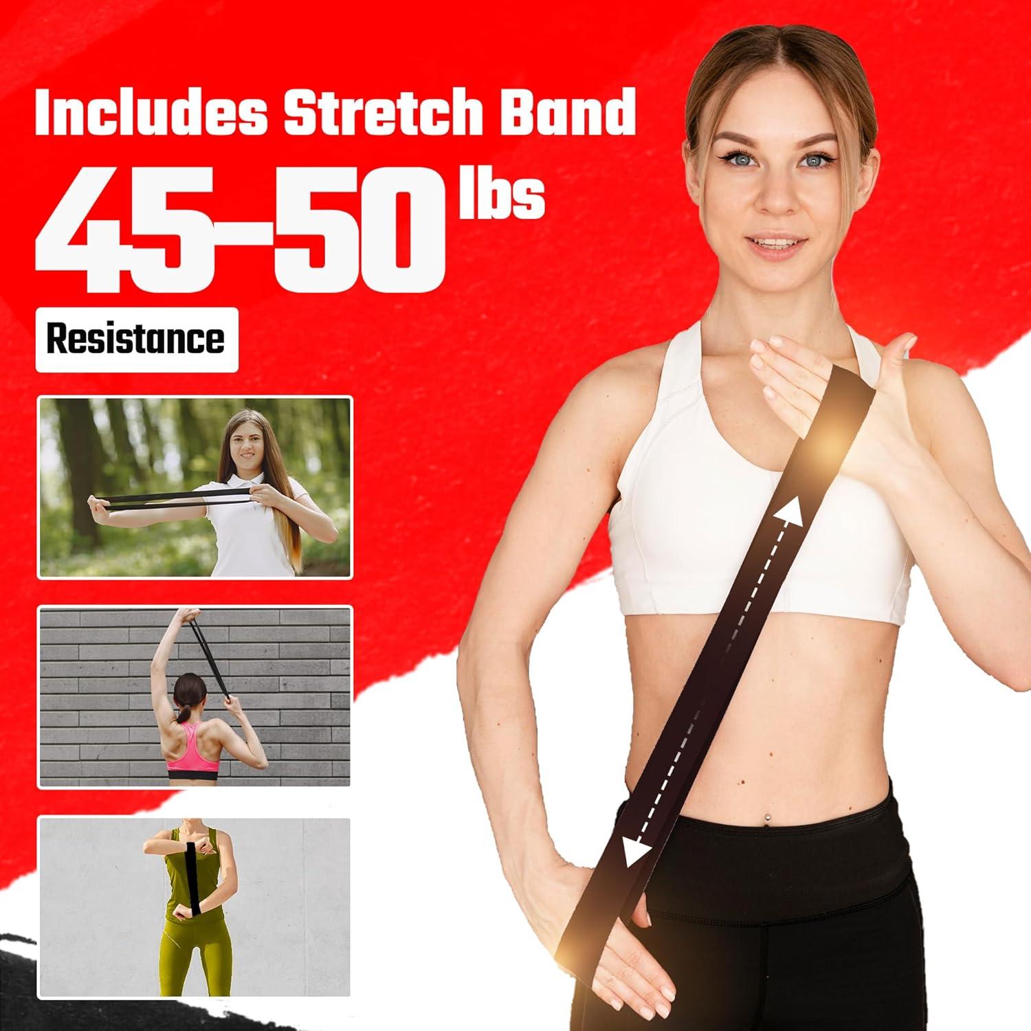 Barra de Twister de Poder Marfs 40-110lb (18-50kg) con Banda