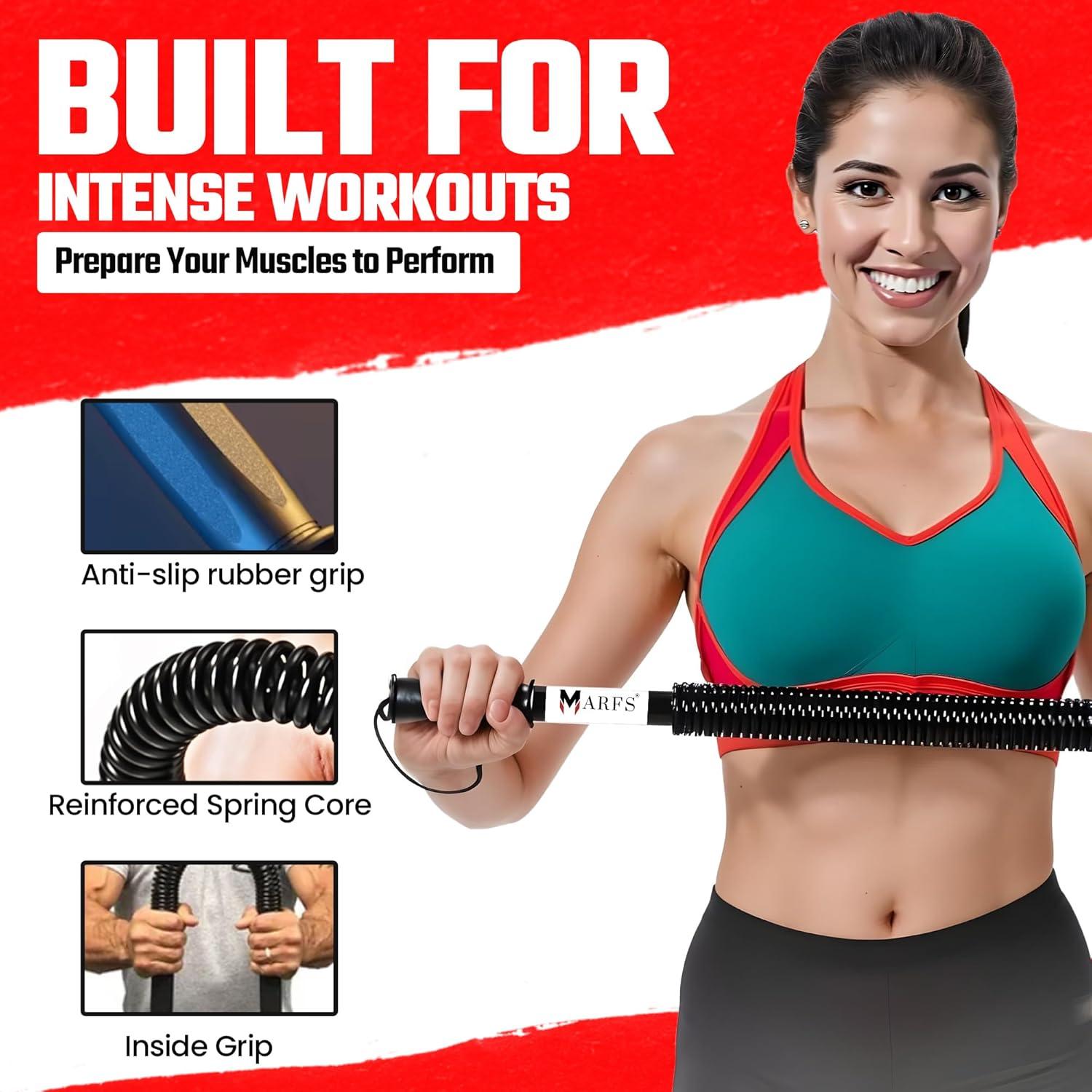 Barra de Twister de Poder Marfs 40-110lb (18-50kg) con Banda