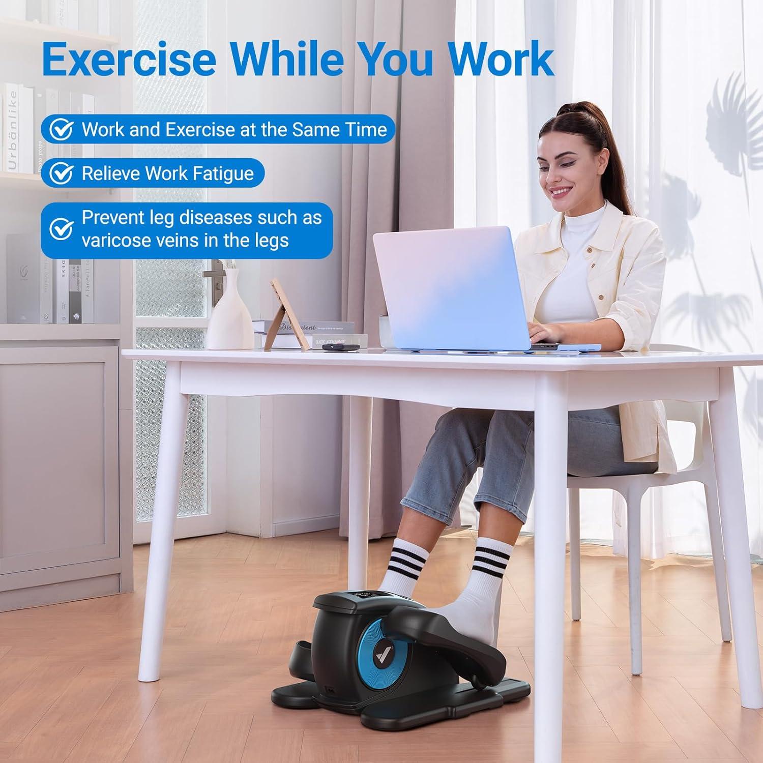 Máquina Elíptica Bajo Escritorio MERACH E34B1, 12 Modos, 6.3kg