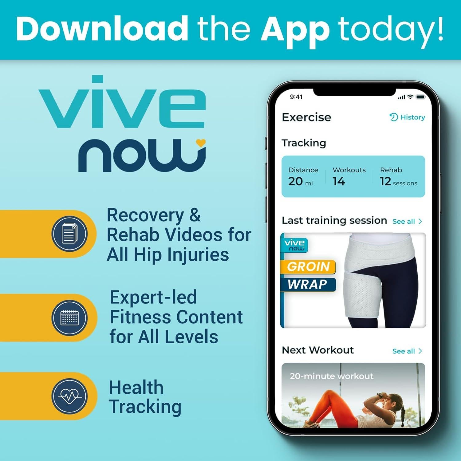 Faja de Cadera y ingle Vive - Alivio Ciática y Lesiones