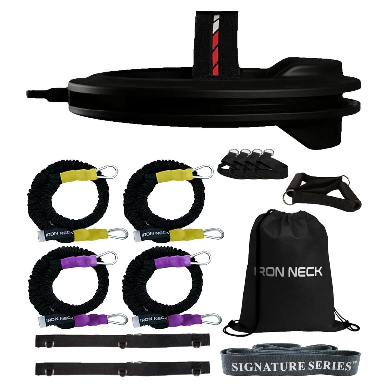 Kit de Rehabilitación Iron Neck 3.0 con Bandas de Resistencia