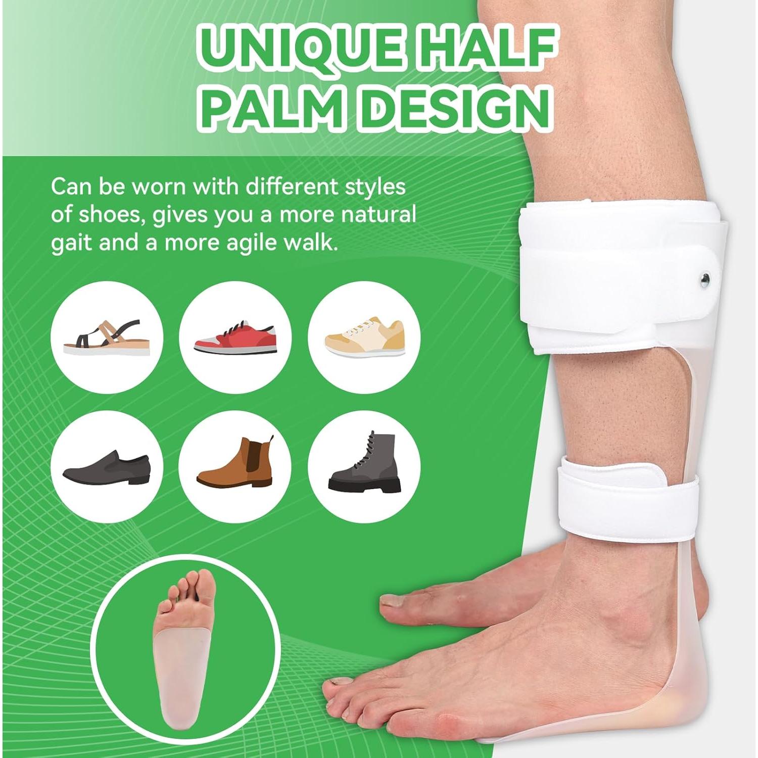 Ortesis AFO Orthomen L-Izquierda para Pie Caído - Soporte Médico