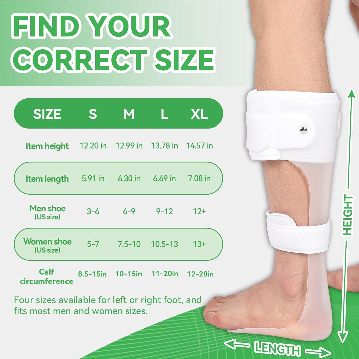 Ortesis AFO Orthomen L-Izquierda para Pie Caído - Soporte Médico