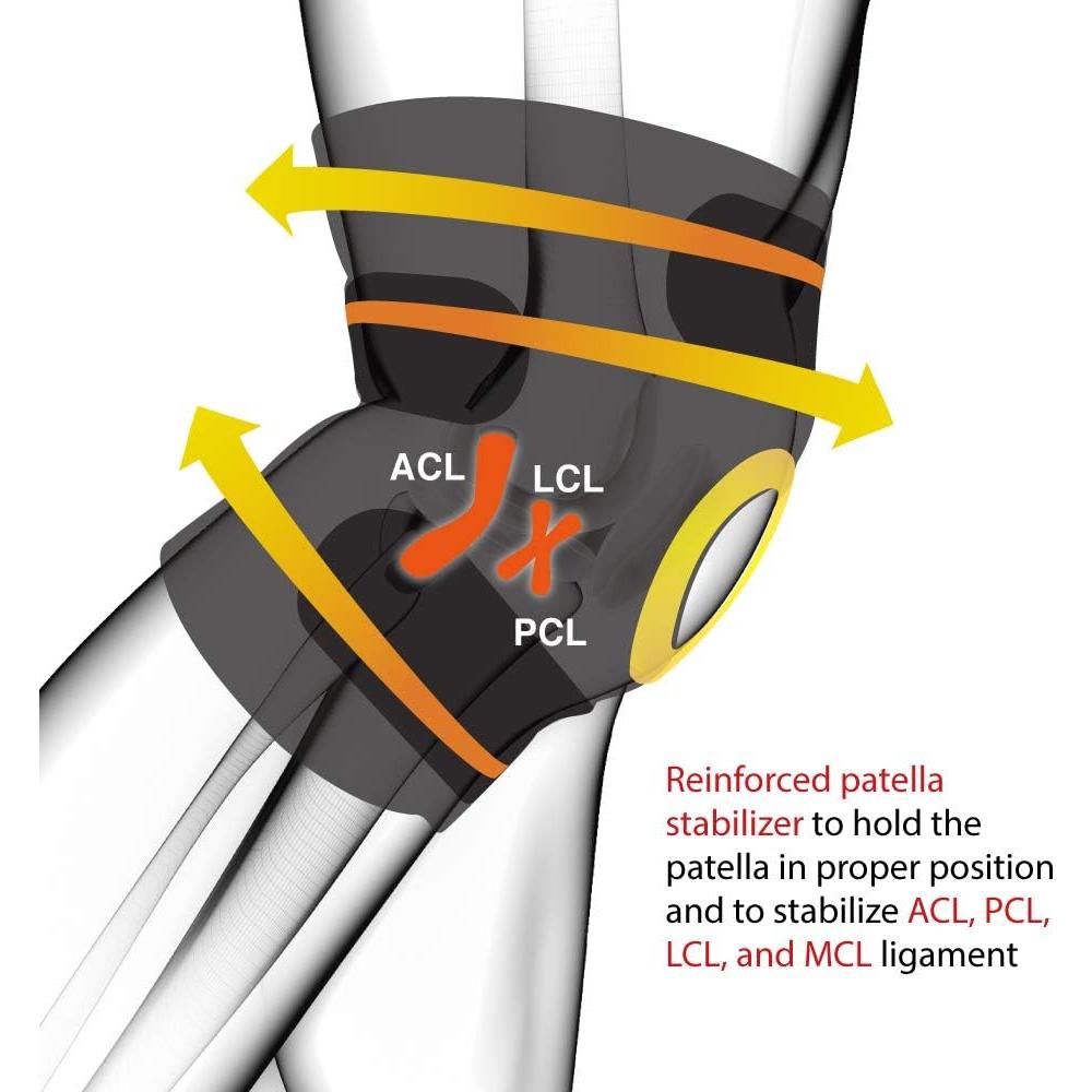 Soporte de Rodilla Bracoo KS10 Ajustable para Alivio de Dolor