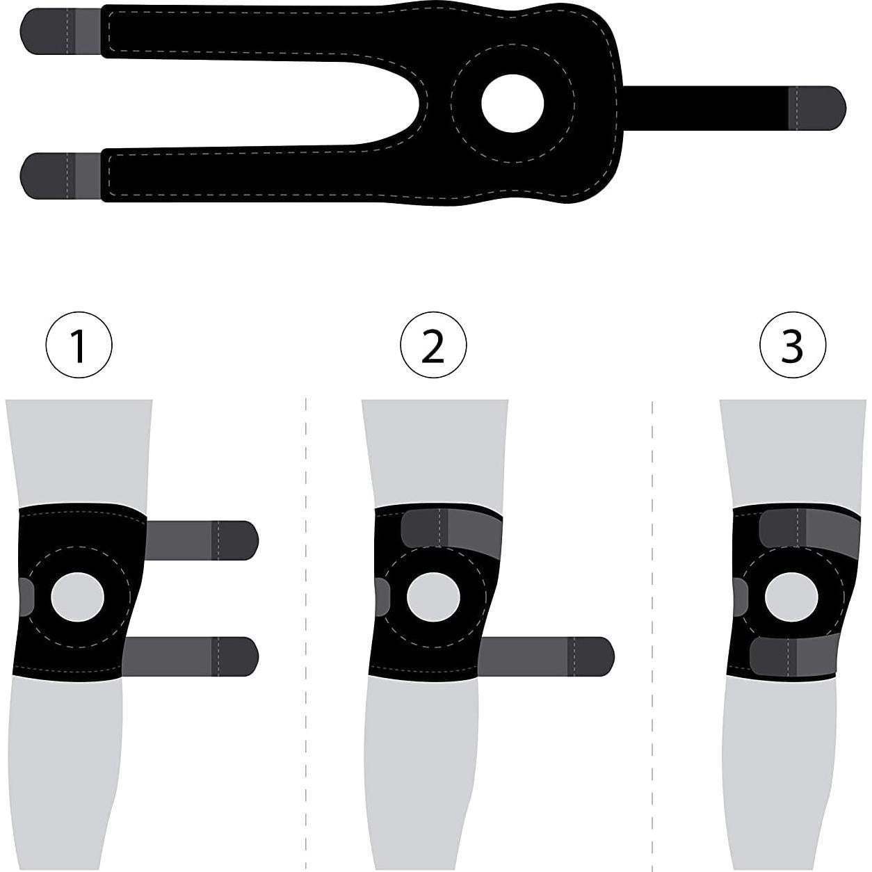 Soporte de Rodilla Bracoo KS10 Ajustable para Alivio de Dolor