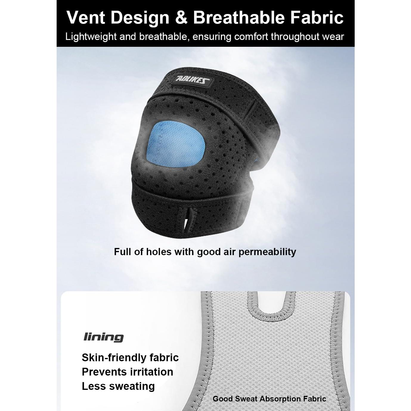 Férula de Rodilla SUJAYU con Soporte de Silicona - Alivio Dolor