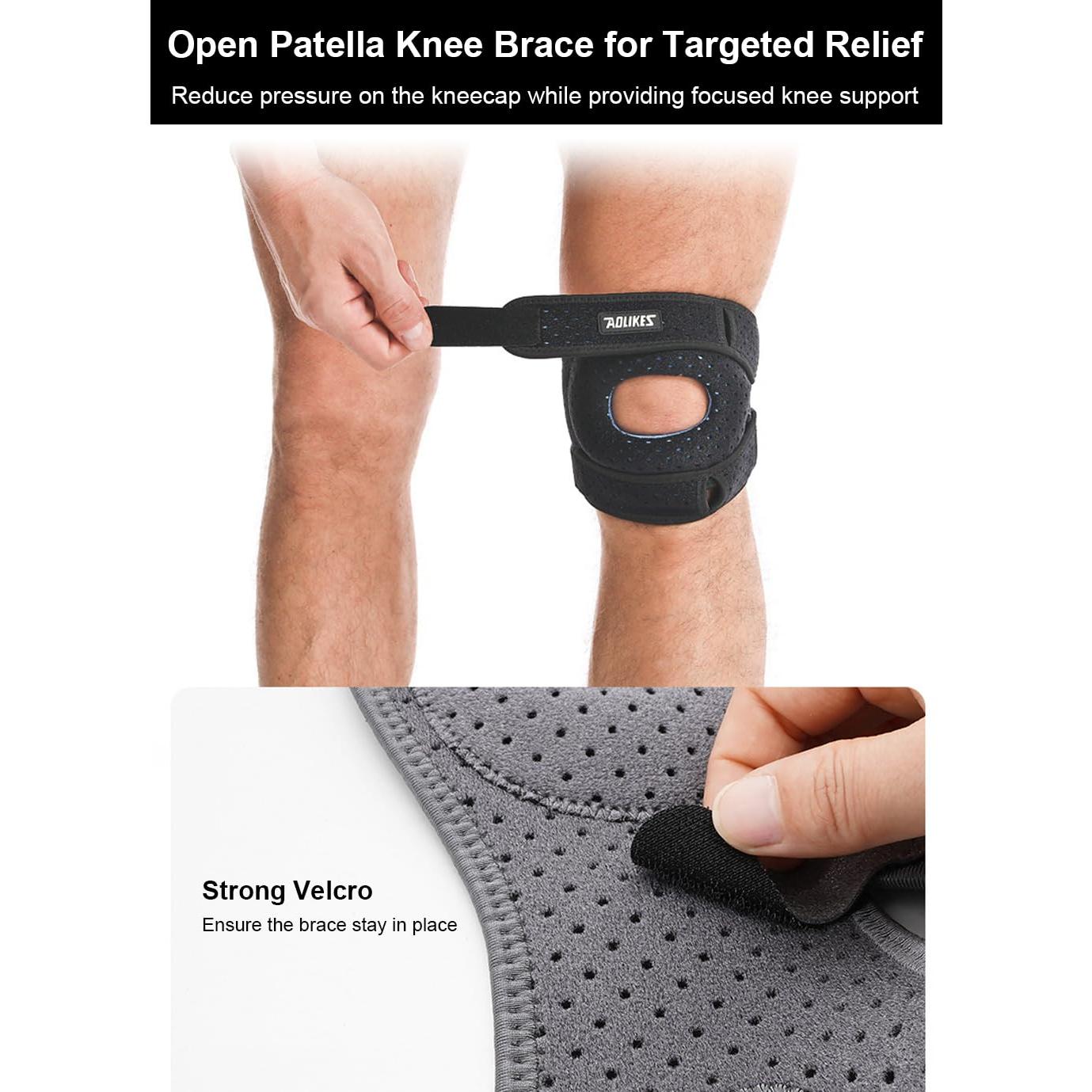 Férula de Rodilla SUJAYU con Soporte de Silicona - Alivio Dolor