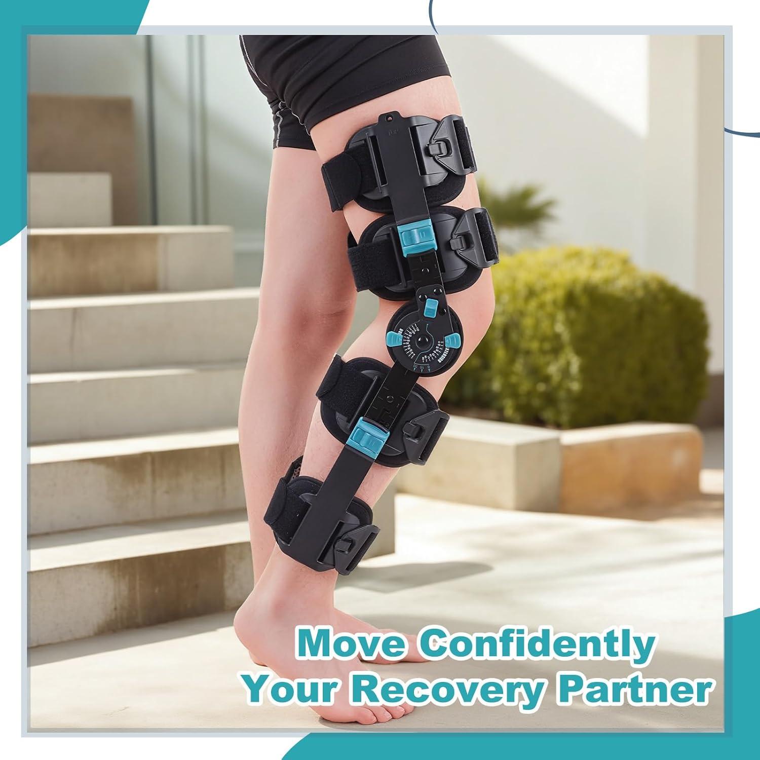 Férula de Rodilla ROM Mathgetin Ajustable para Rehabilitación