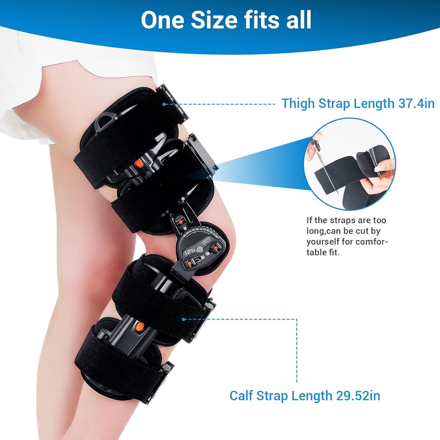 Férula de Rodilla ROM FocuBoody Ajustable para Rehabilitación