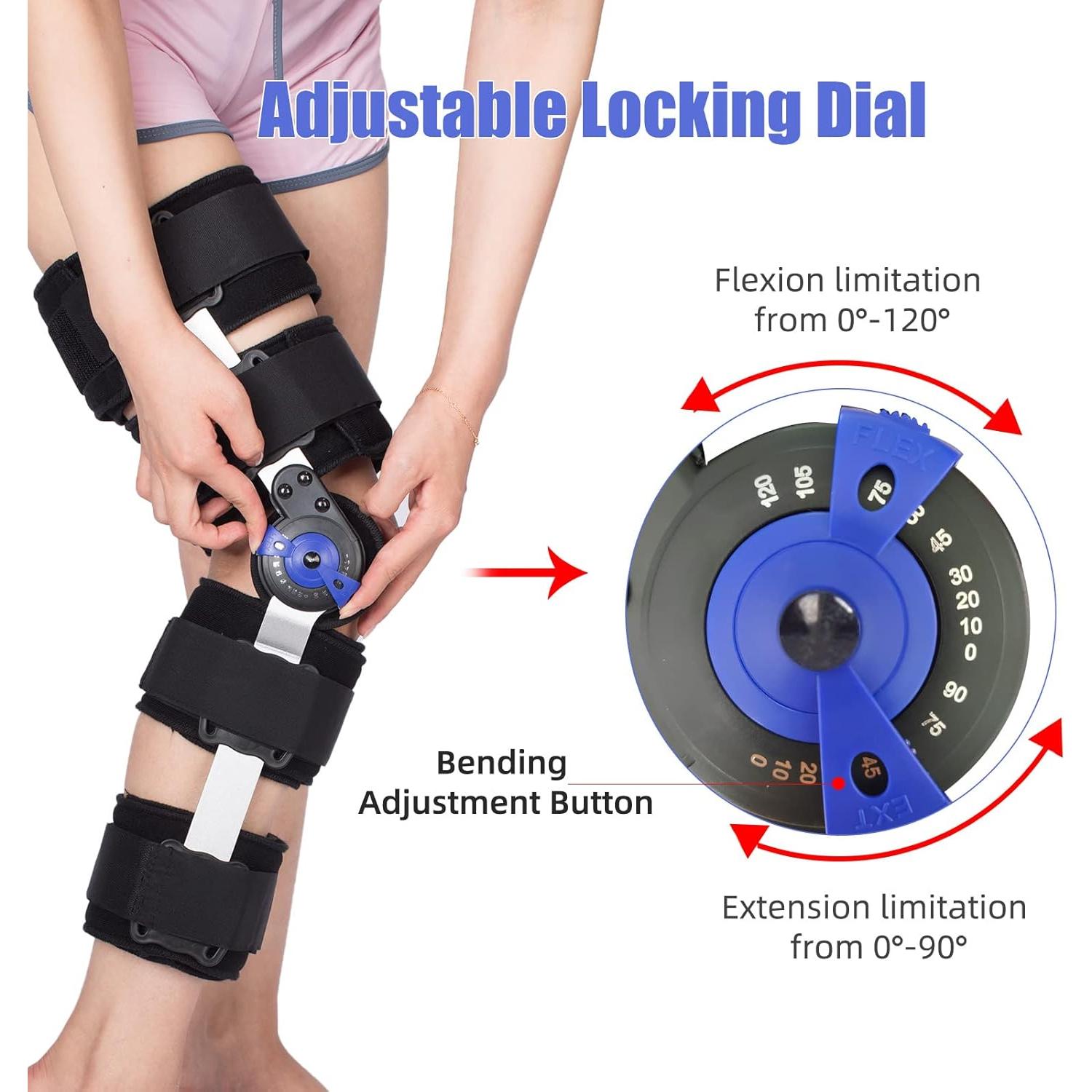 Férula de Rodilla ROM Ajustable Shuyan Jiao para Rehabilitación