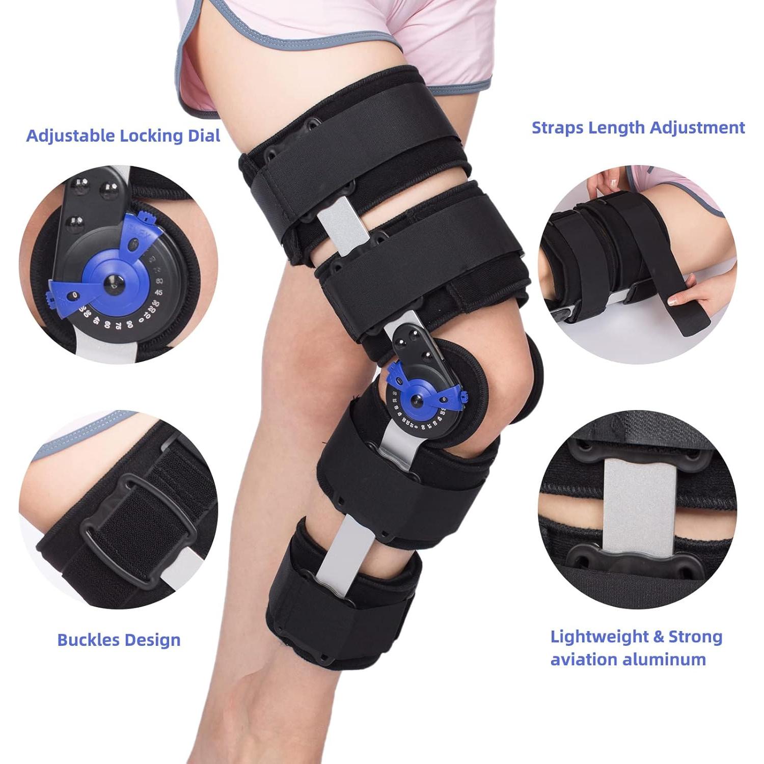 Férula de Rodilla ROM Ajustable Shuyan Jiao para Rehabilitación