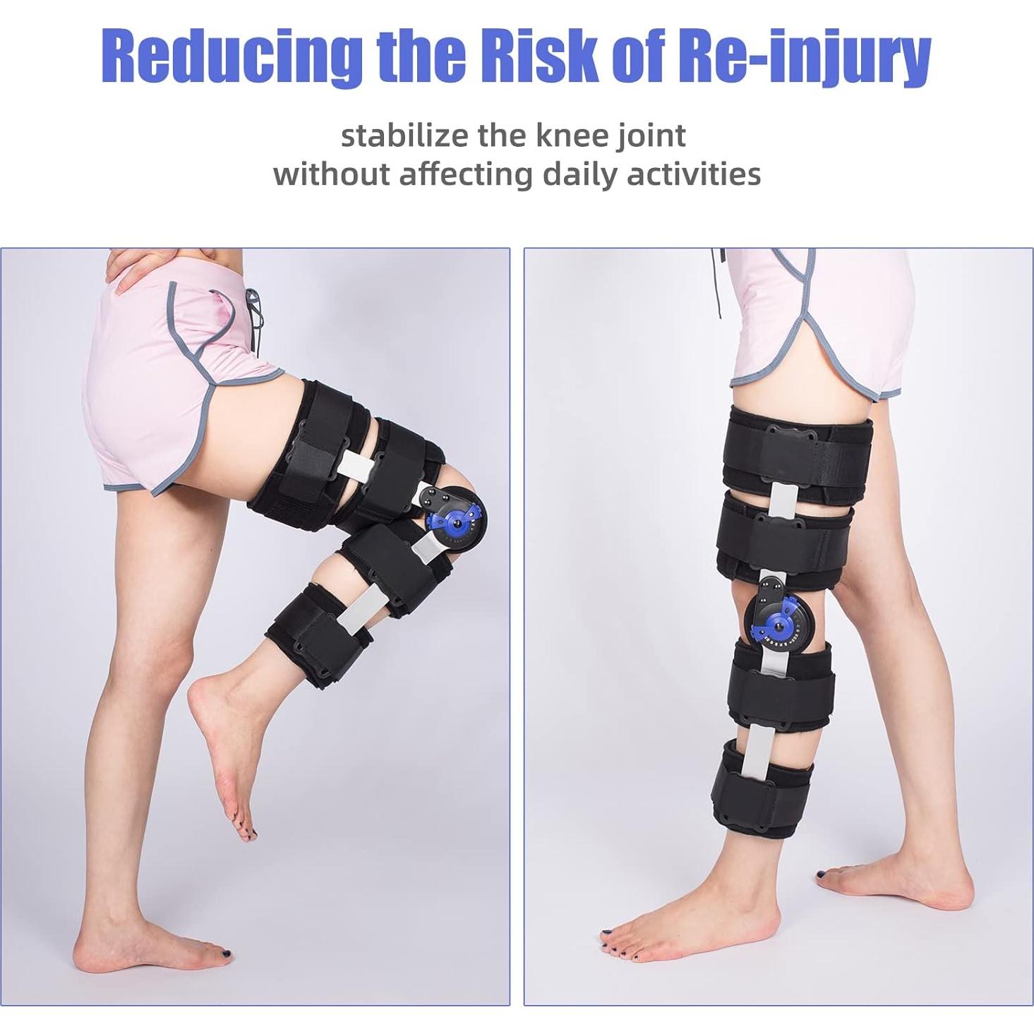 Férula de Rodilla ROM Ajustable Shuyan Jiao para Rehabilitación