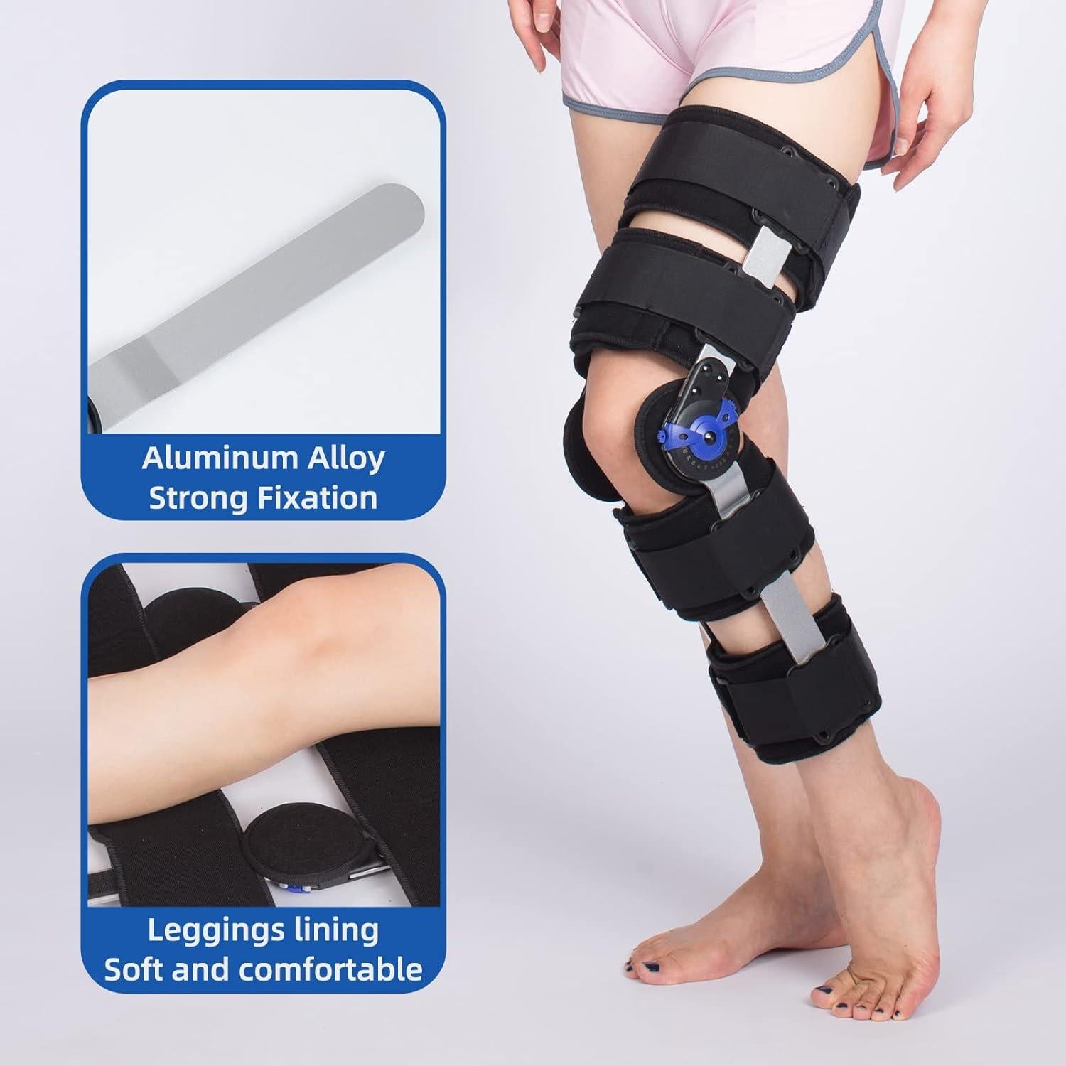 Férula de Rodilla ROM Ajustable Shuyan Jiao para Rehabilitación