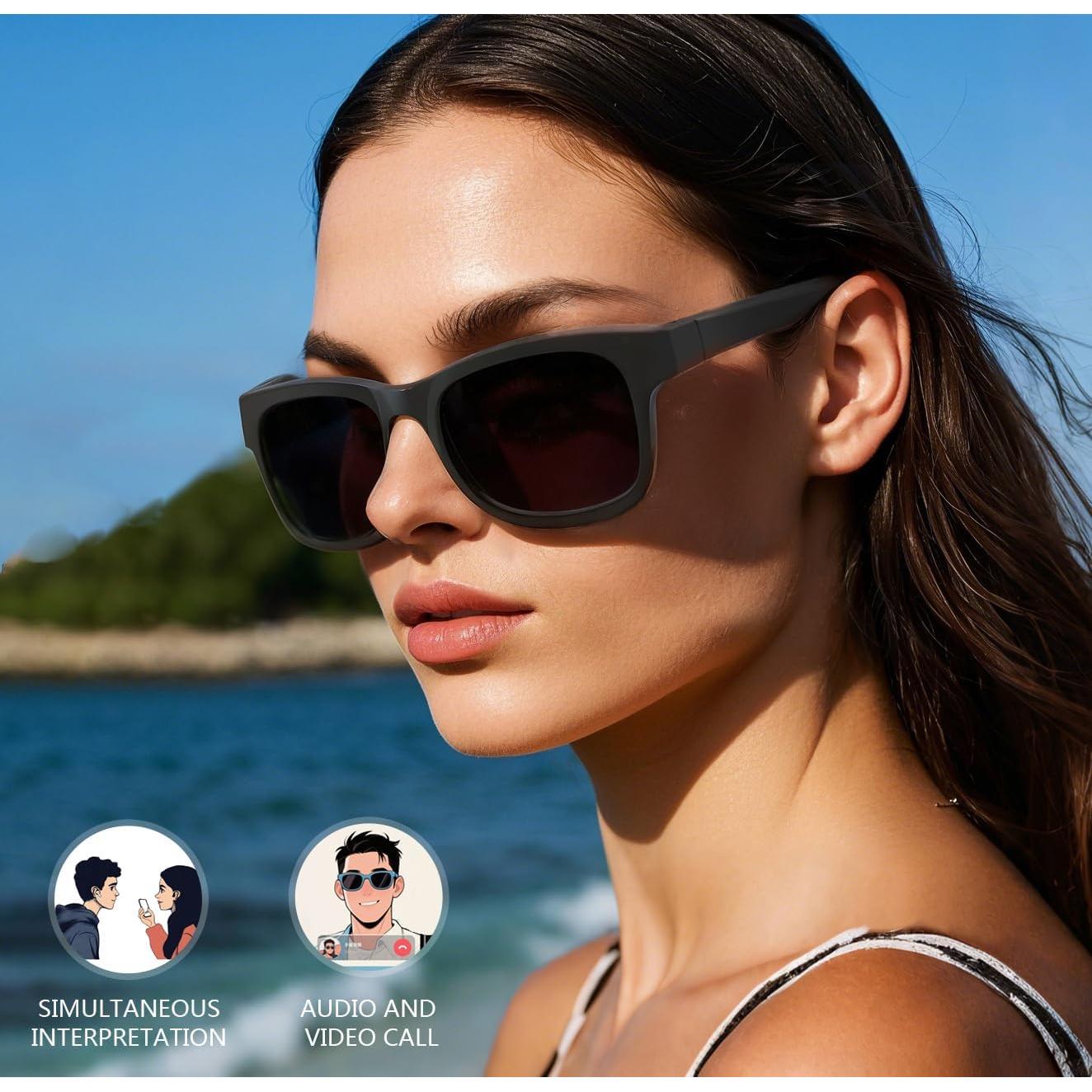 Gafas Inteligentes AI SHENZHEN A12 con Traducción Multilingüe